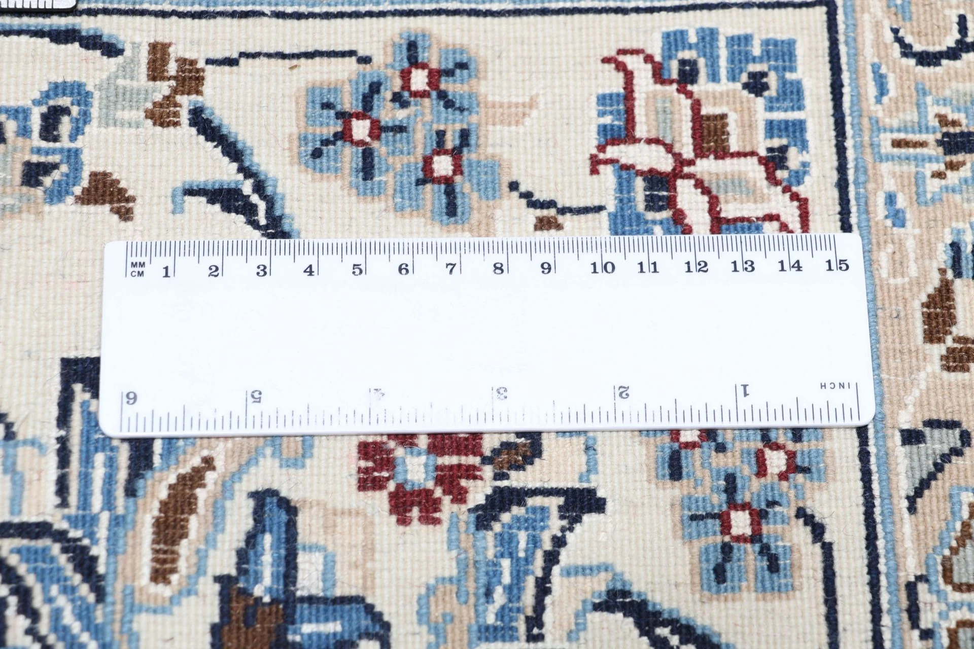 Nain Persian Rug — hand-knotted, 245 × 344 cm, Wool & Silk