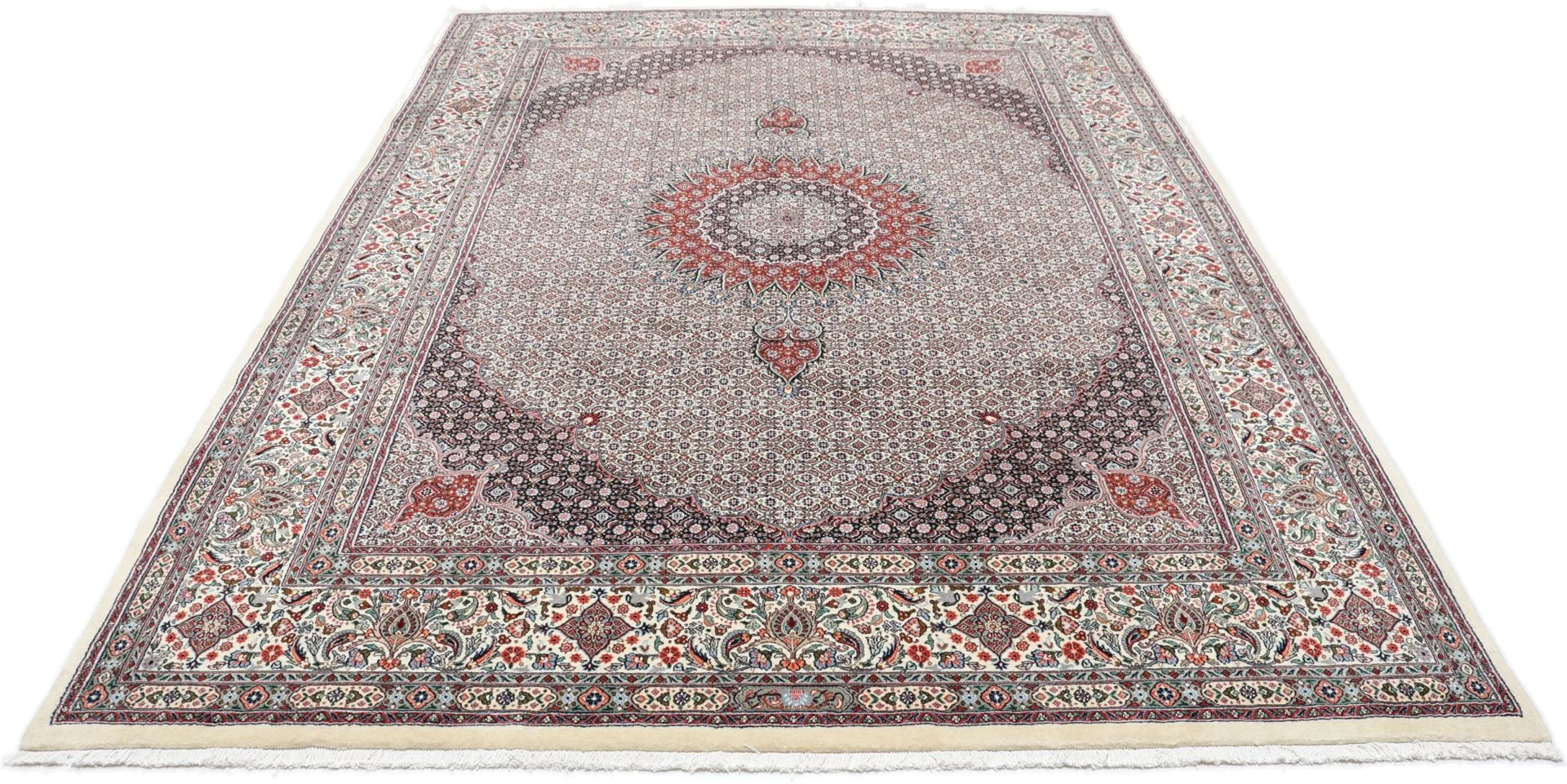 perserteppich-moud-245-x-347-cm-schurwolle-seide-handgeknupft-37 Moud Persian Rug — hand-knotted, 245 × 347 cm, Wool & Silk