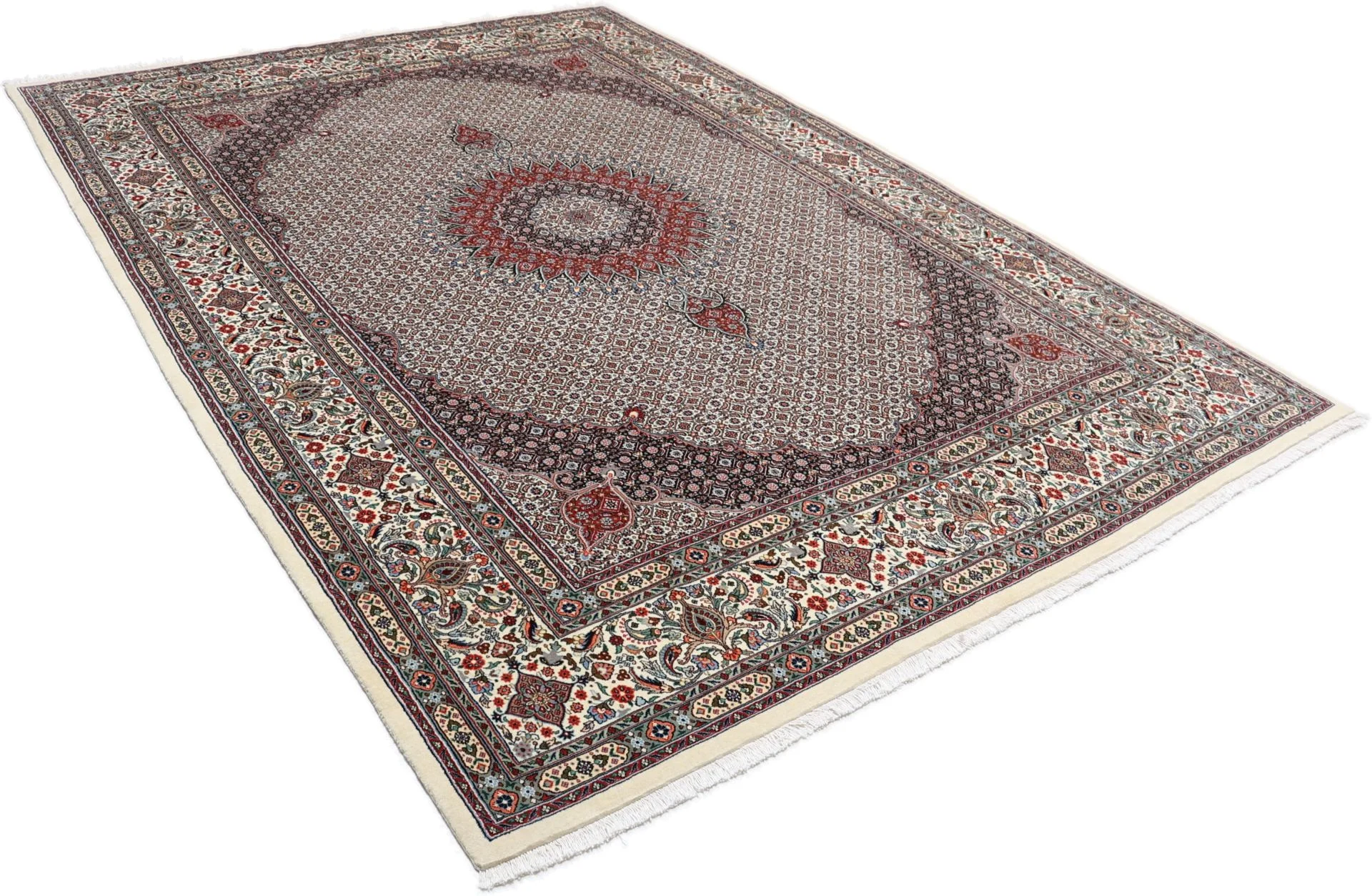 perserteppich-moud-245-x-347-cm-schurwolle-seide-handgeknupft-50 Moud Persian Rug — hand-knotted, 245 × 347 cm, Wool & Silk