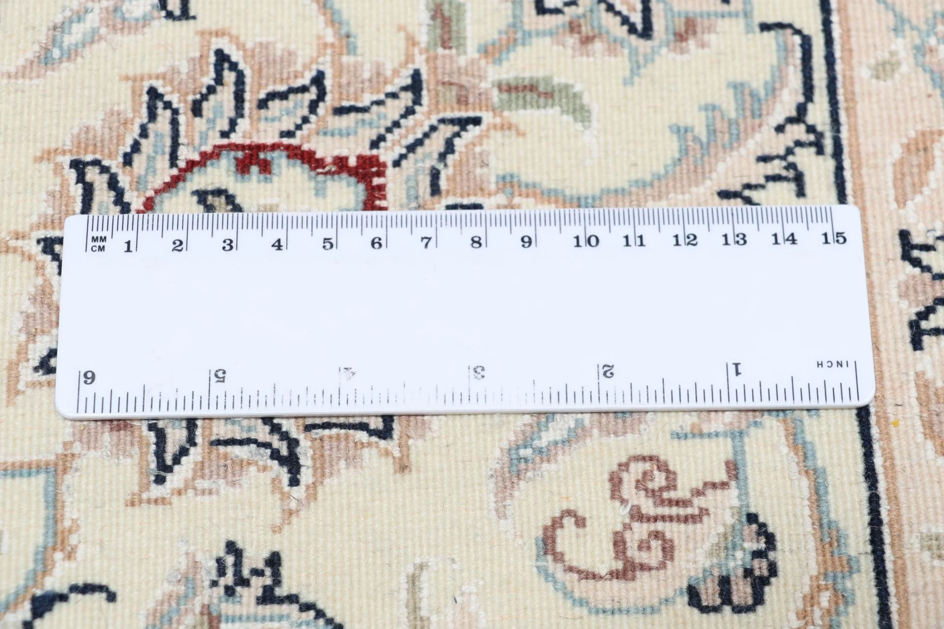 Nain Persian Rug — hand-knotted, 246 × 344 cm, Wool & Silk