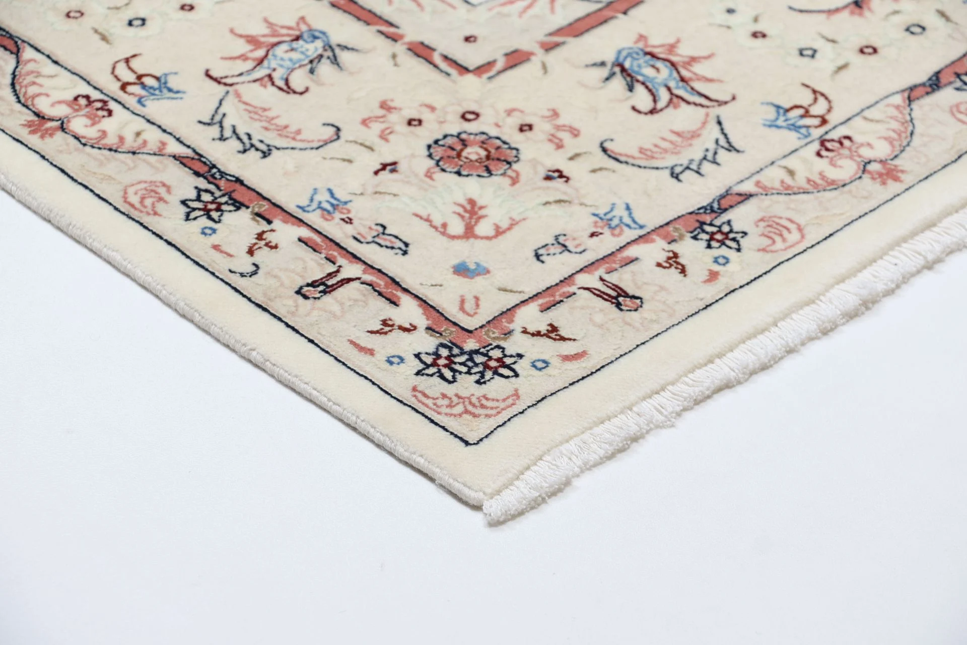 Tabriz Persian Rug — hand-knotted, 198 × 305 cm, Wool & Silk