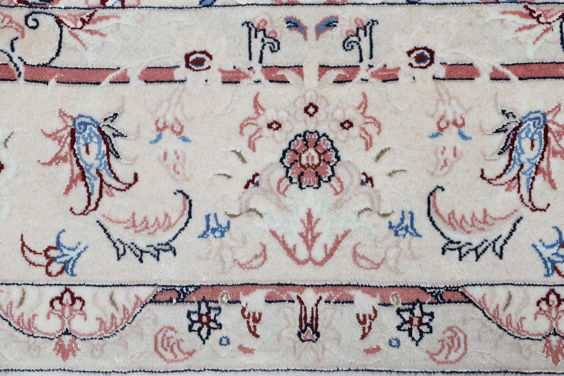 Tabriz Persian Rug — hand-knotted, 198 × 305 cm, Wool & Silk