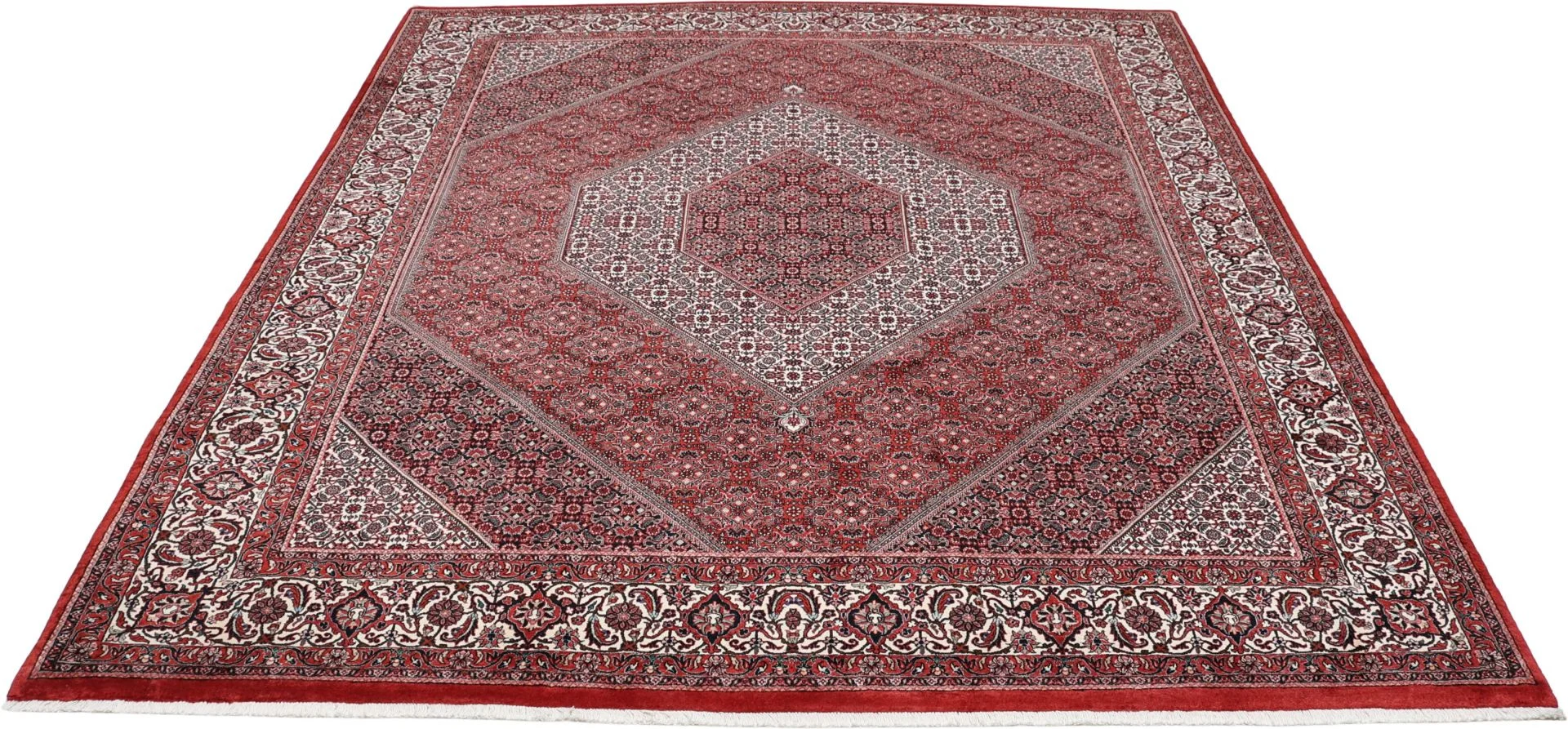 Bijar Persian Rug 255 × 297 cm, Wool & Silk, hand-knotted