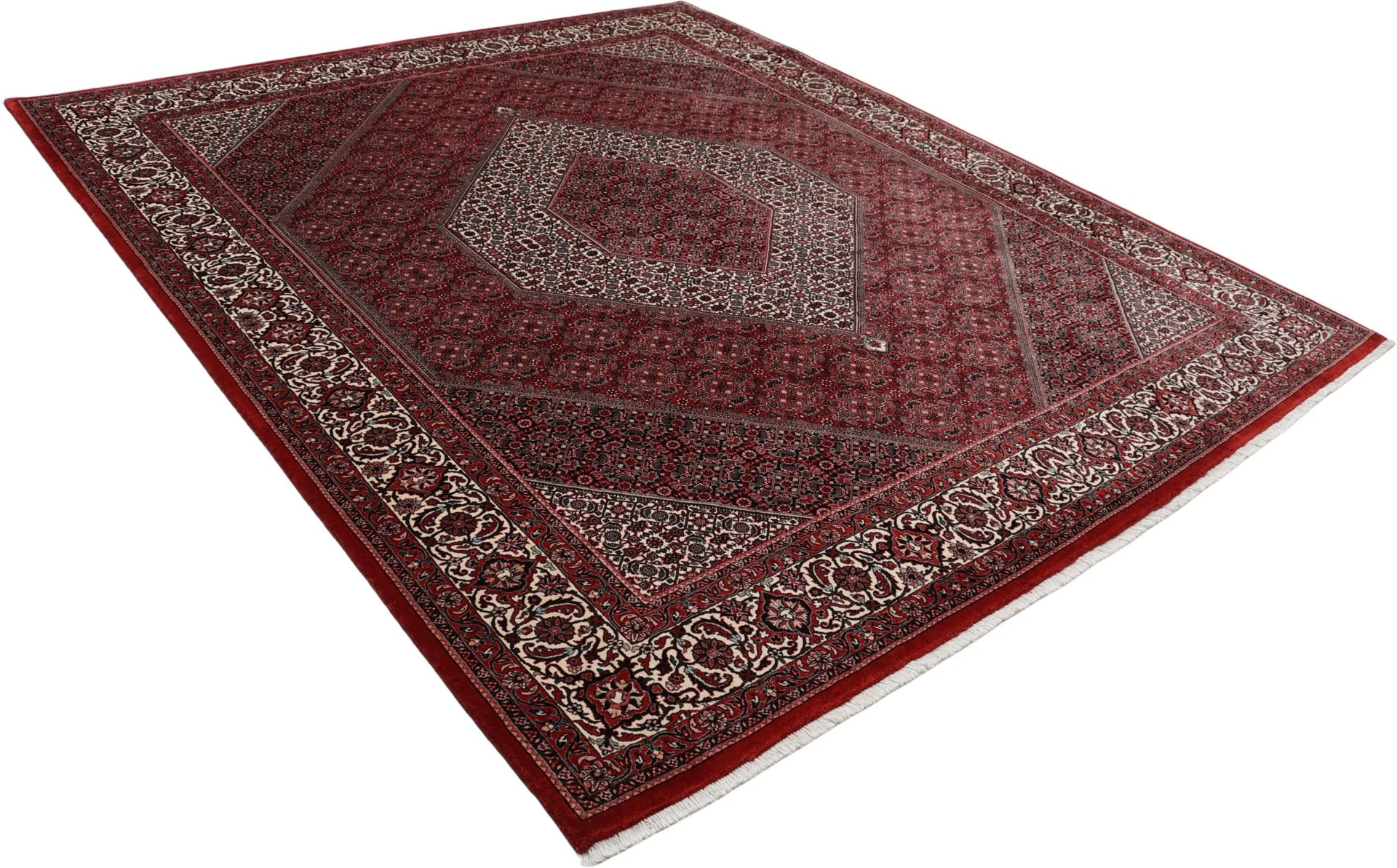 Bijar Persian Rug 255 × 297 cm, Wool & Silk, hand-knotted