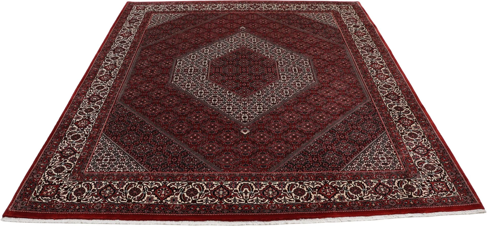 Bijar Persian Rug 255 × 297 cm, Wool & Silk, hand-knotted