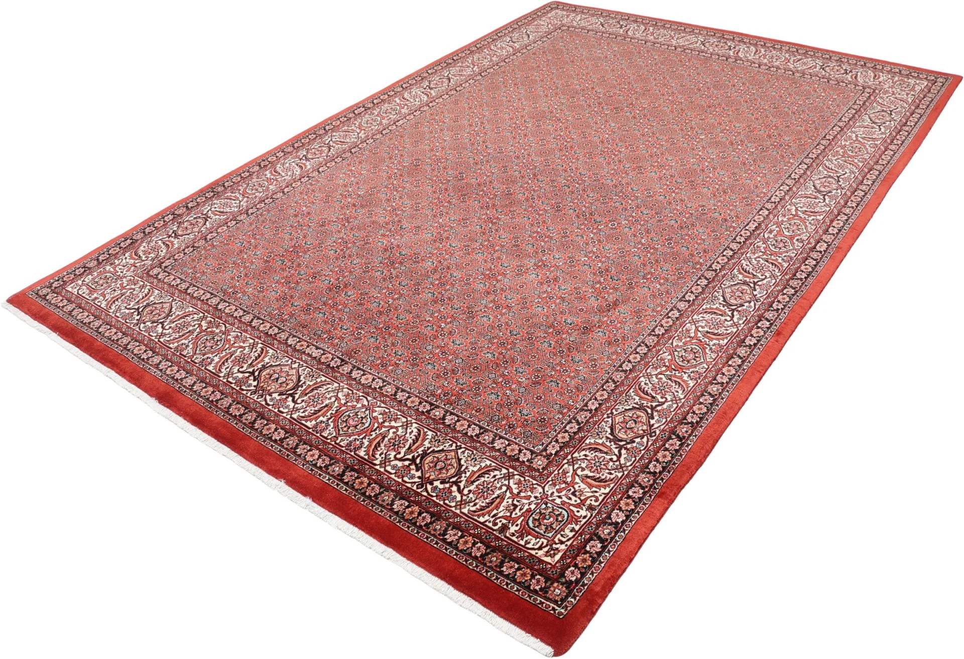 Bijar Persian Rug 200 × 305 cm, Wool & Silk, hand-knotted