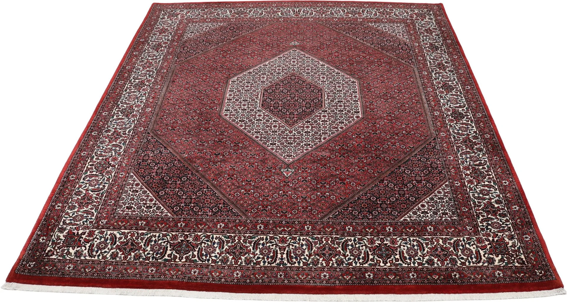 Bijar Persian Rug 255 × 305 cm, Wool & Silk, hand-knotted