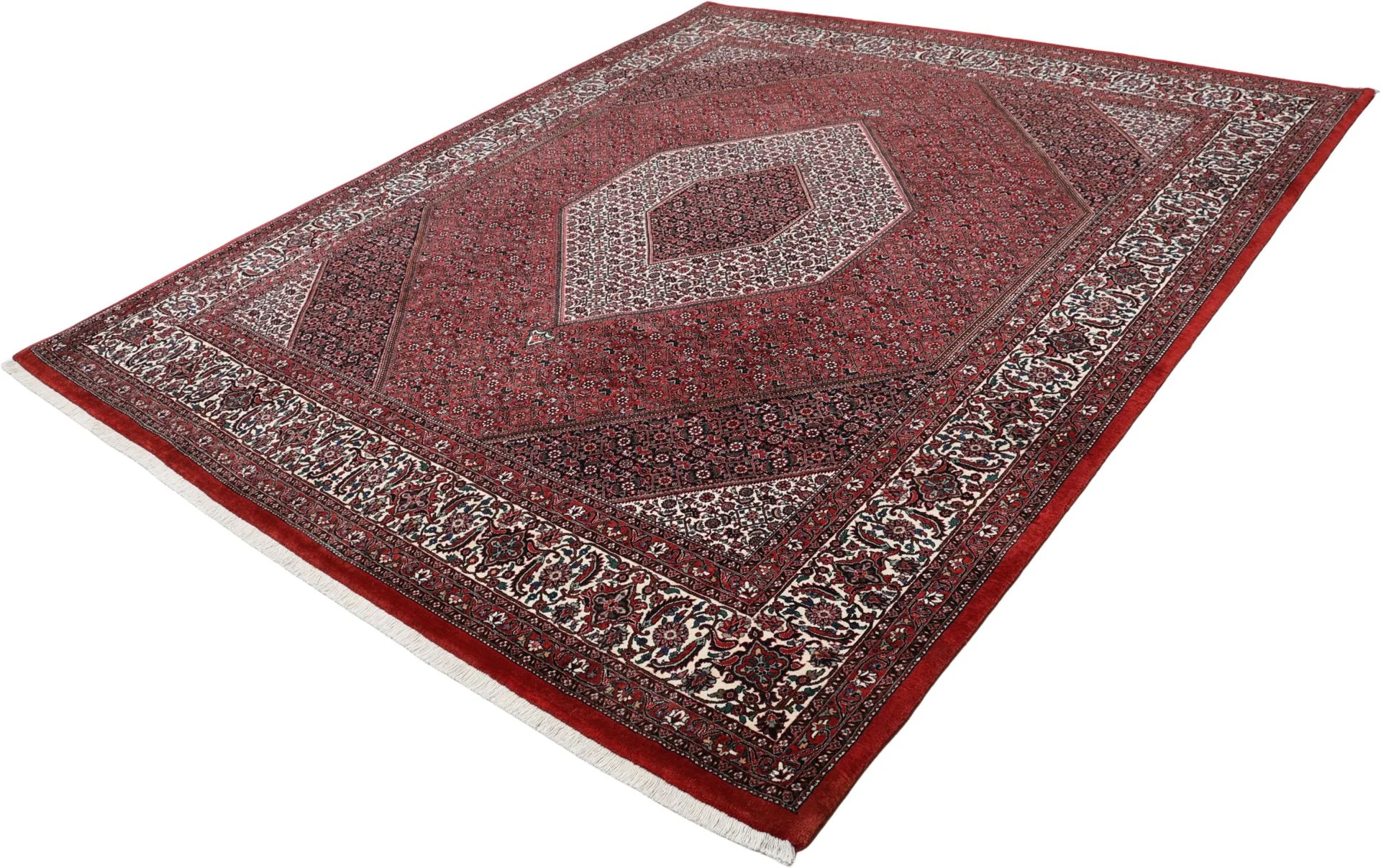 Bijar Persian Rug 255 × 305 cm, Wool & Silk, hand-knotted