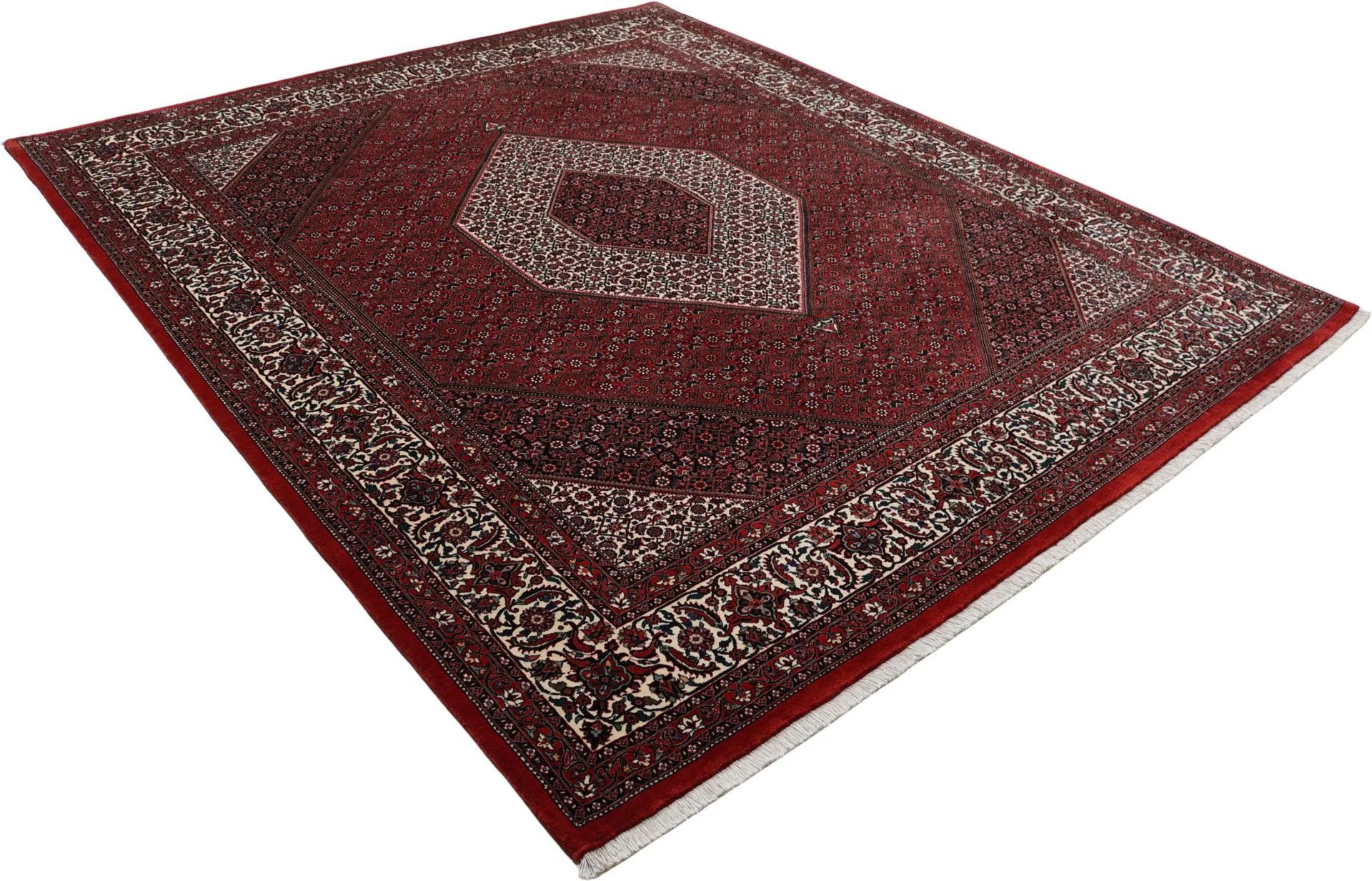 Bijar Persian Rug 255 × 305 cm, Wool & Silk, hand-knotted