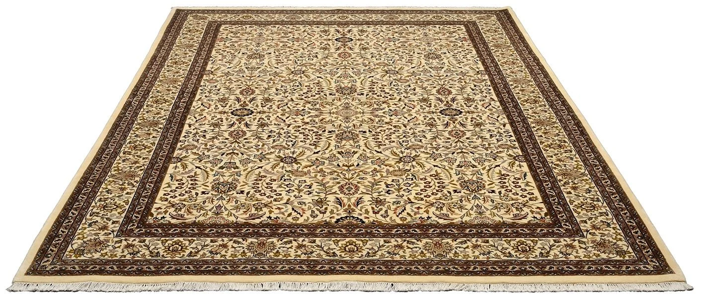 Hereke Indian Rug 250 × 350 cm, Wool & Silk, hand-knotted