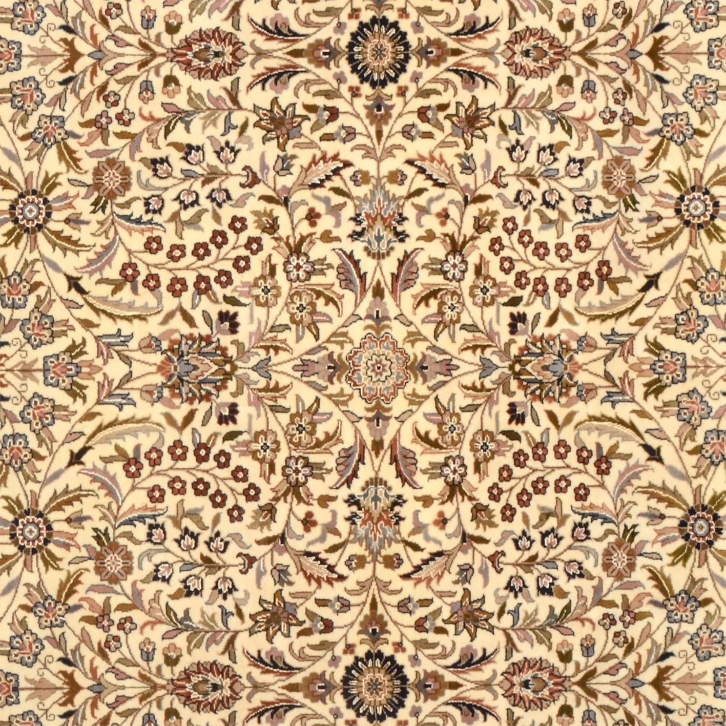 Hereke Indian Rug 250 × 350 cm, Wool & Silk, hand-knotted