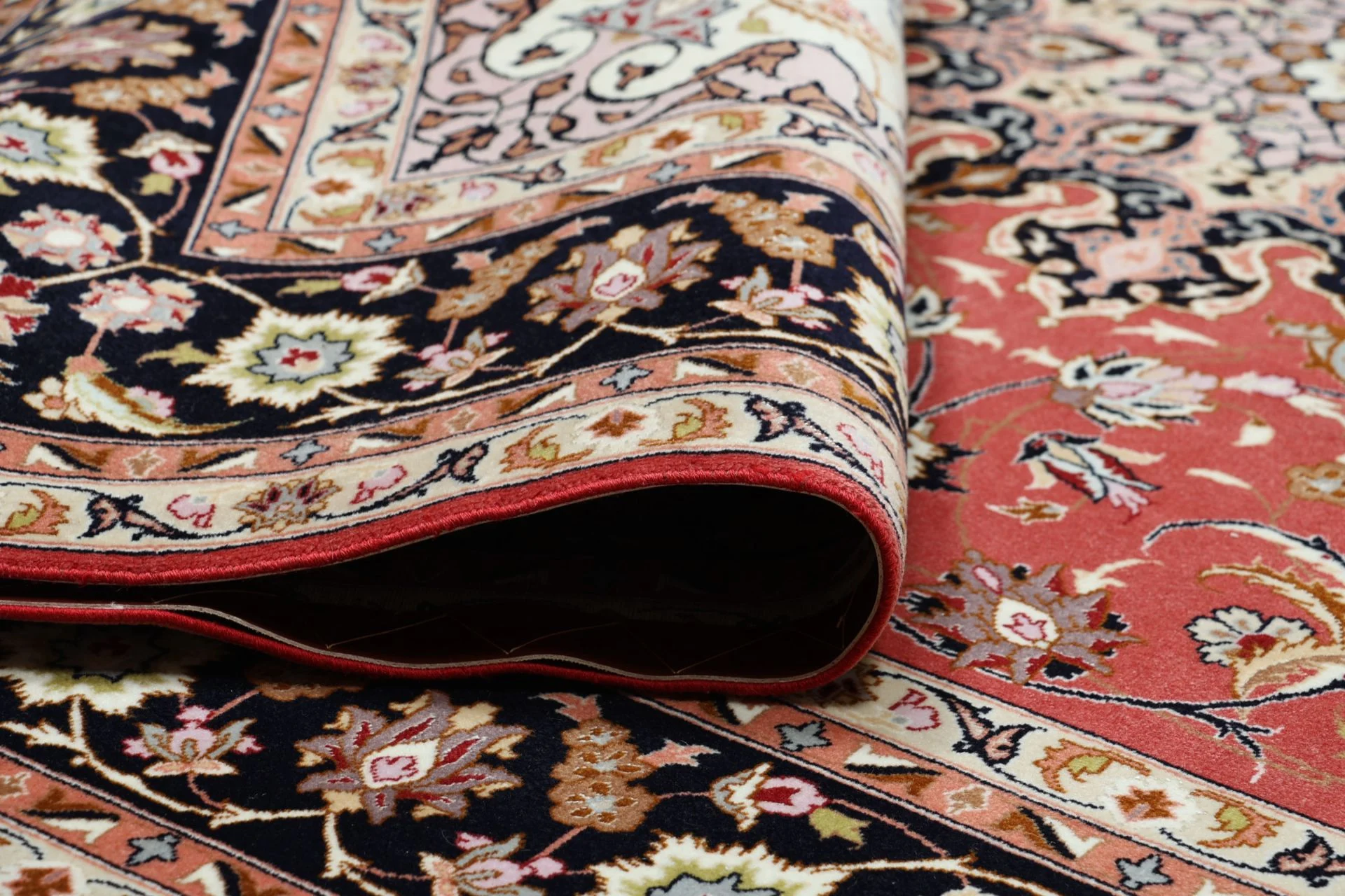 Tabriz Persian Rug 200 × 302 cm, Wool & Silk, hand-knotted