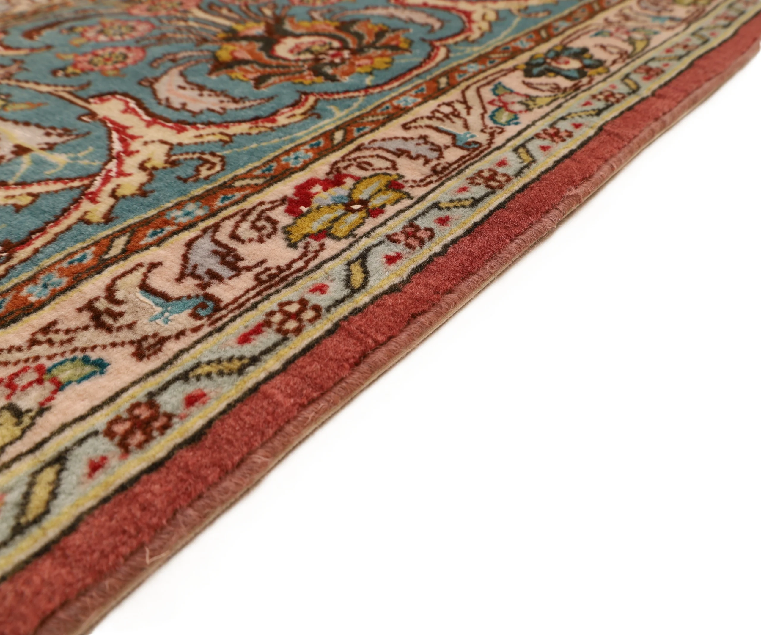 Tabriz Persian Rug 308 × 249 cm, Wool & Silk, hand-knotted