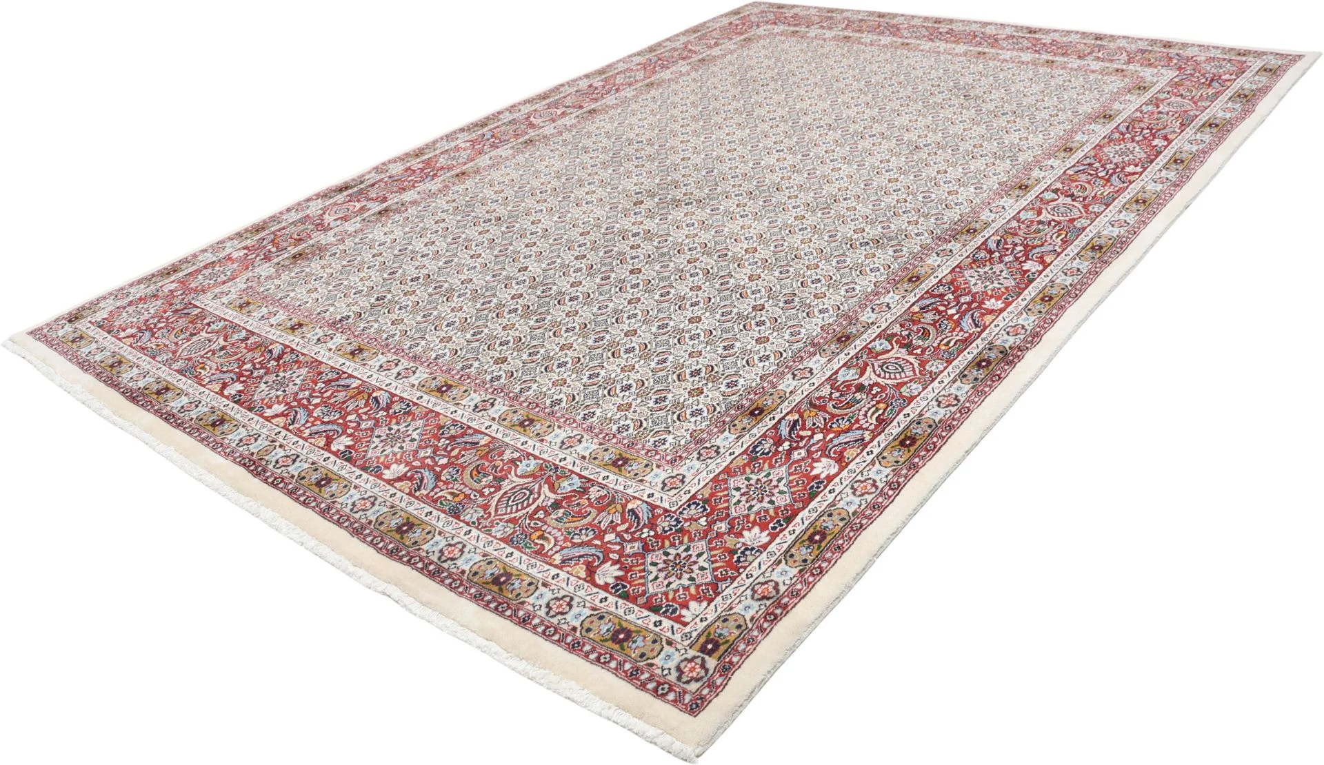 Moud Persian Rug — hand-knotted, 207 × 300 cm, Wool