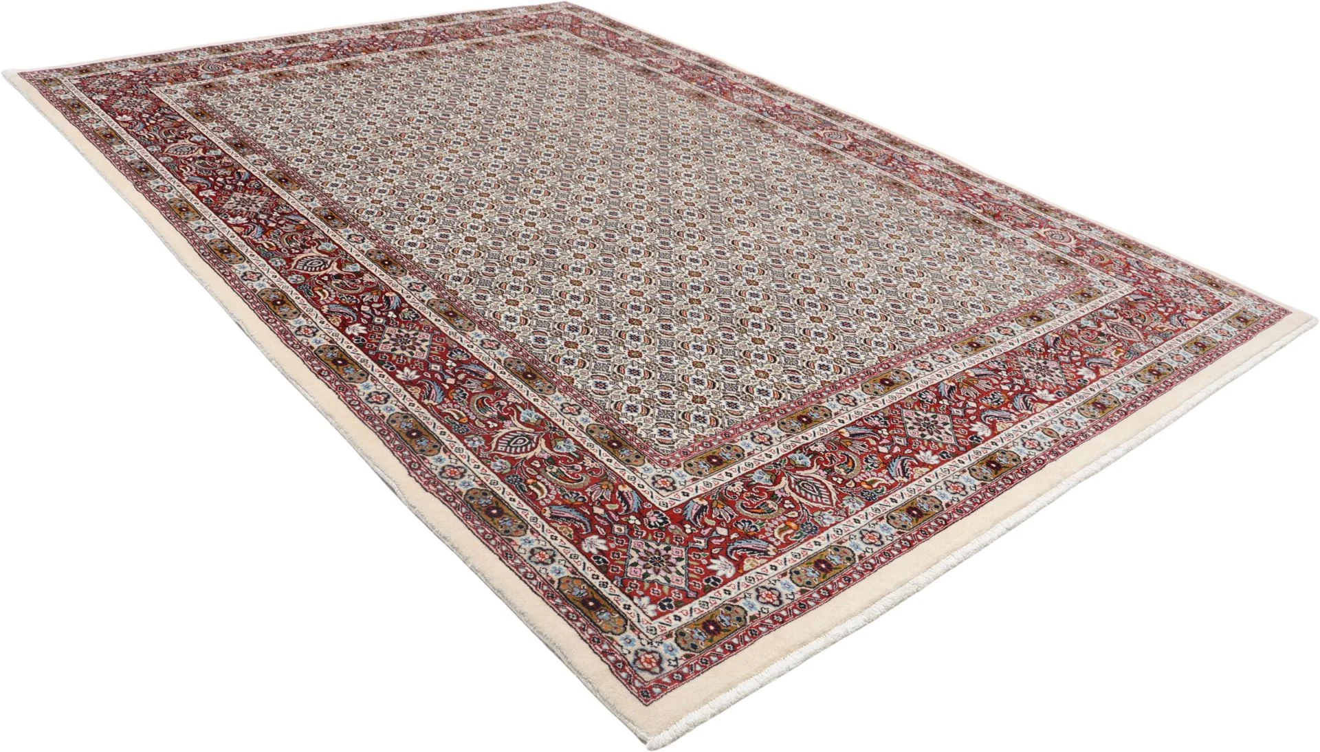 Moud Persian Rug — hand-knotted, 207 × 300 cm, Wool