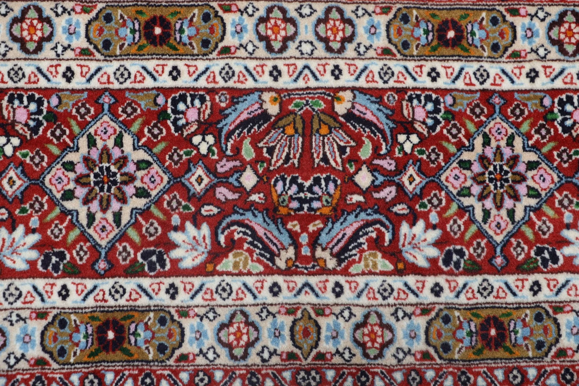 Moud Persian Rug — hand-knotted, 207 × 300 cm, Wool