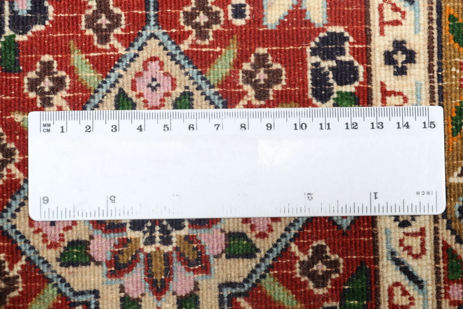 Moud Persian Rug — hand-knotted, 207 × 300 cm, Wool