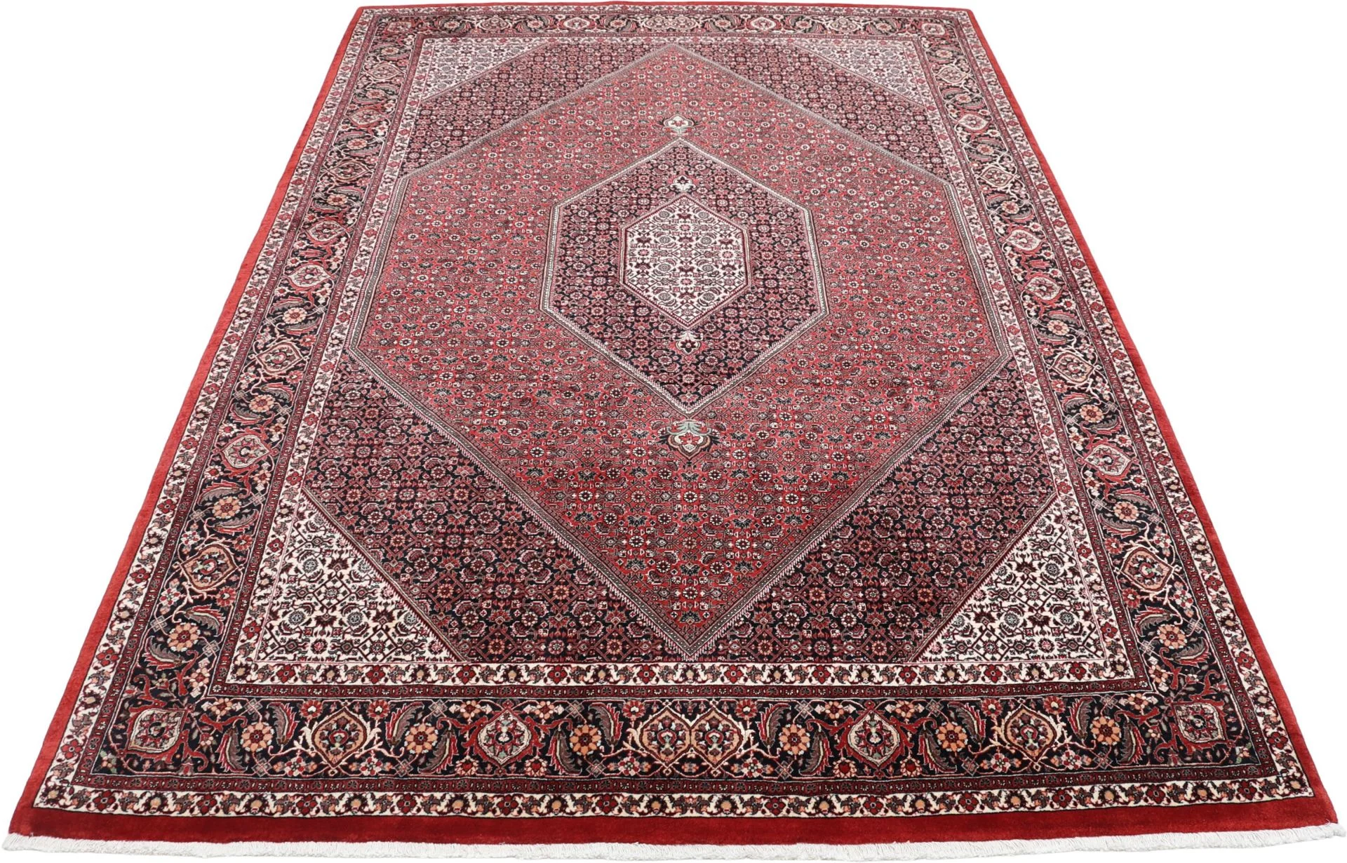 Bijar Persian Rug 203 × 295 cm, Wool & Silk, hand-knotted