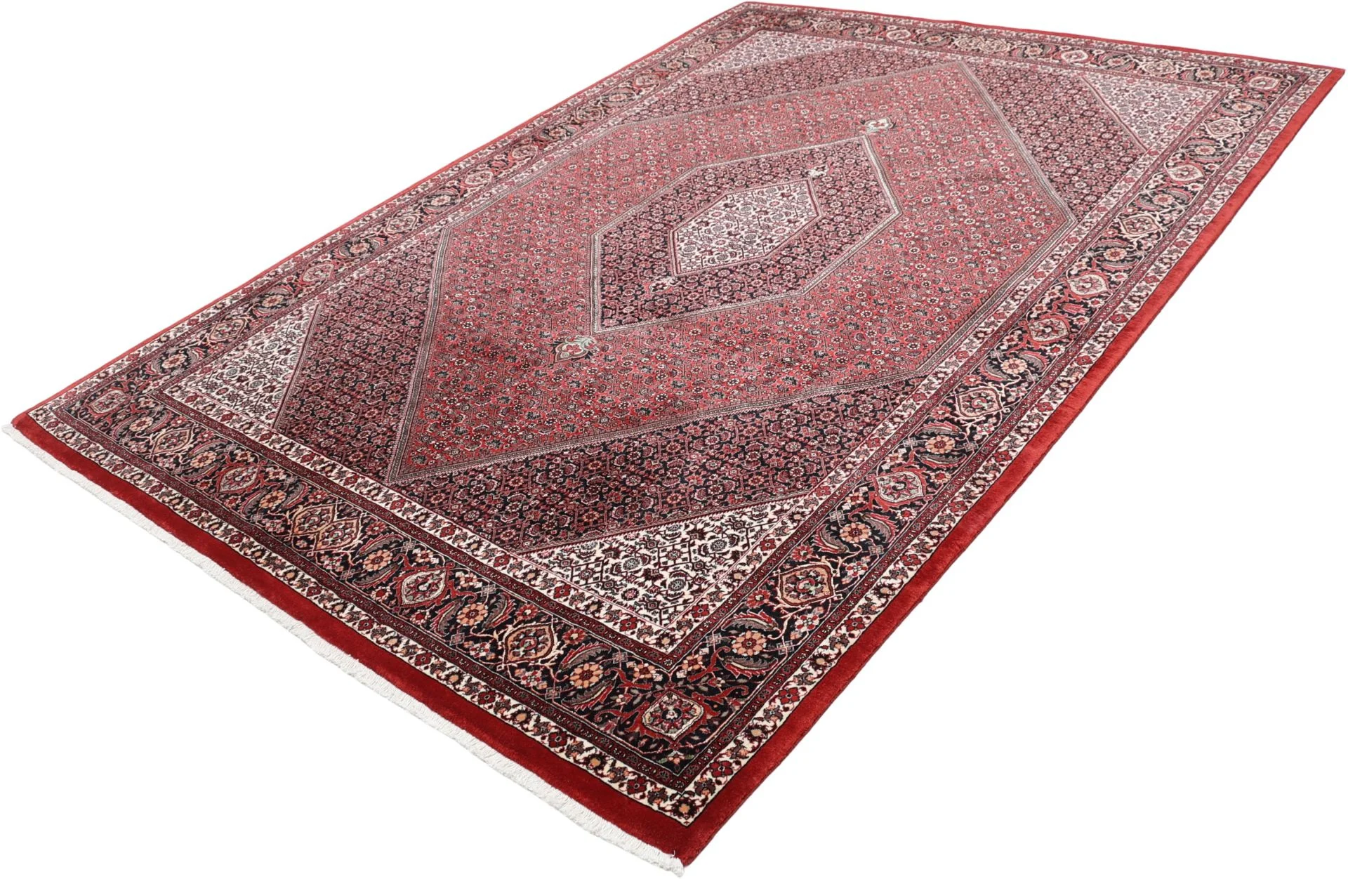 Bijar Persian Rug 203 × 295 cm, Wool & Silk, hand-knotted
