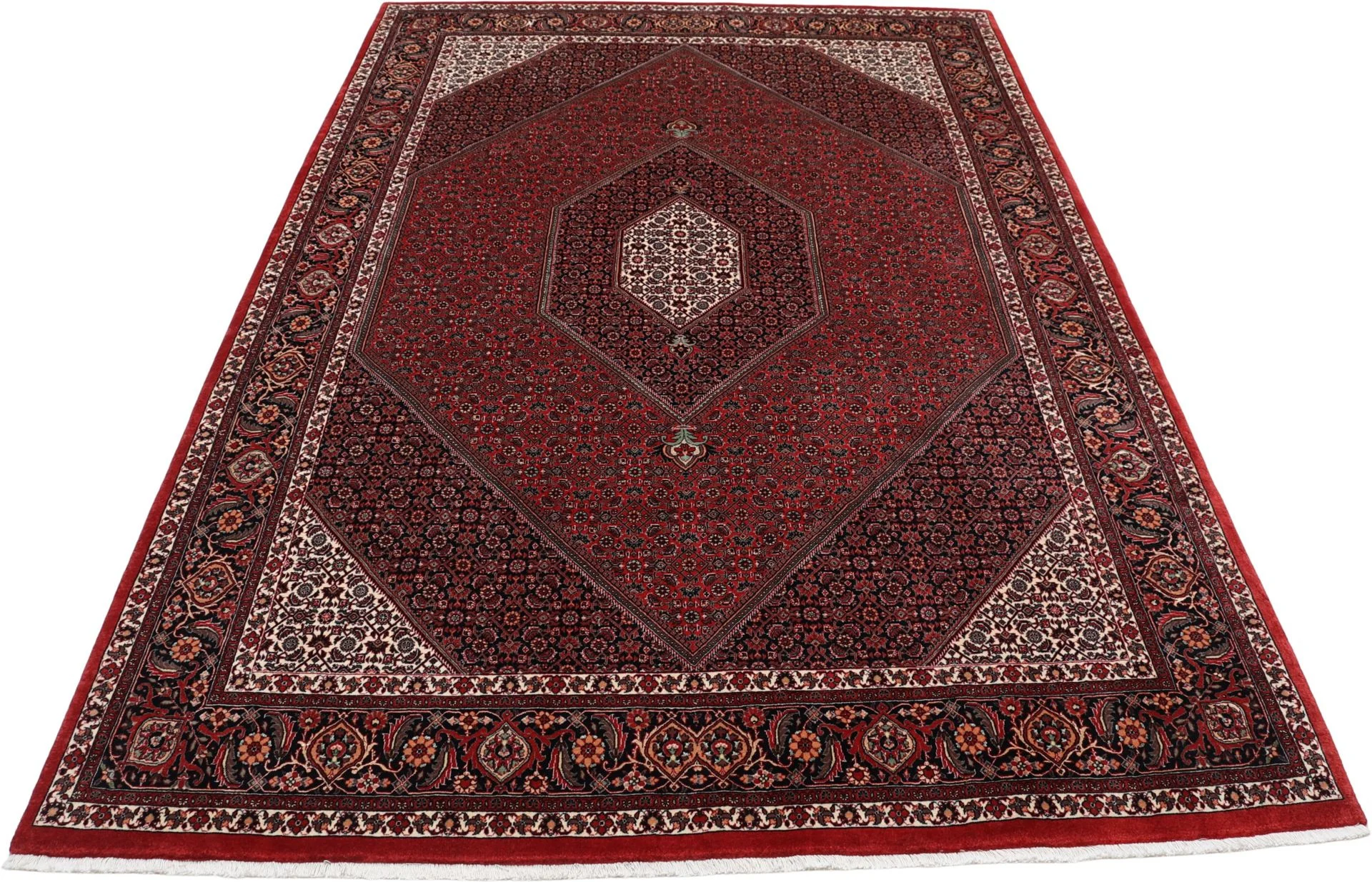 Bijar Persian Rug 203 × 295 cm, Wool & Silk, hand-knotted