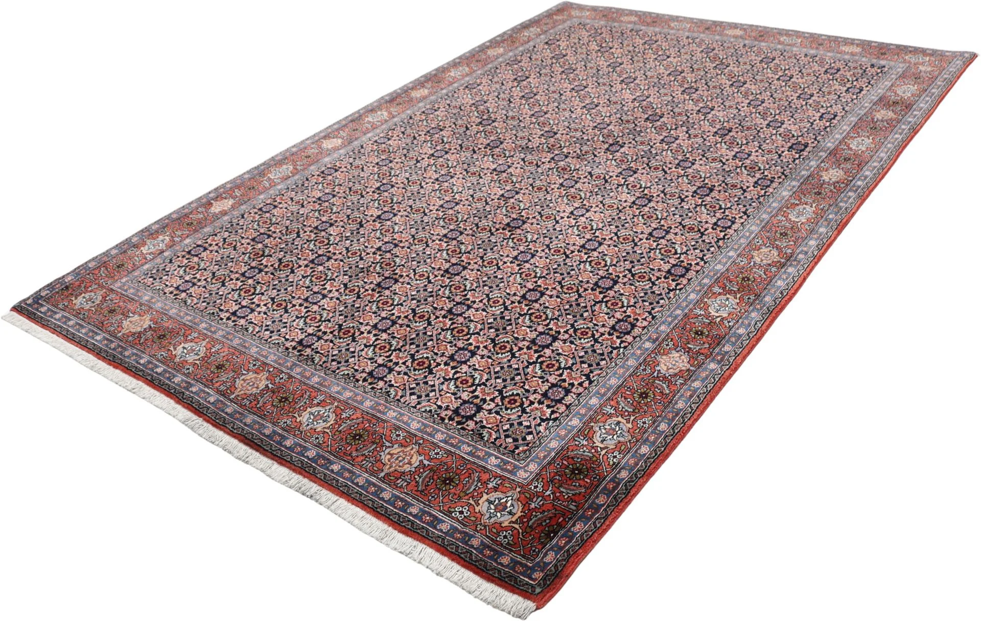 Hand-Knotted Wool Bijar Persian Rug, 170 × 264 cm