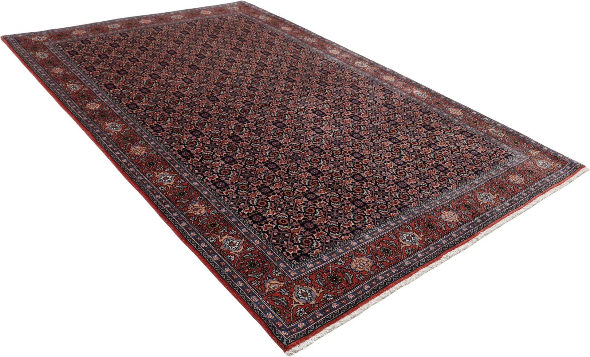 Hand-Knotted Wool Bijar Persian Rug, 170 × 264 cm