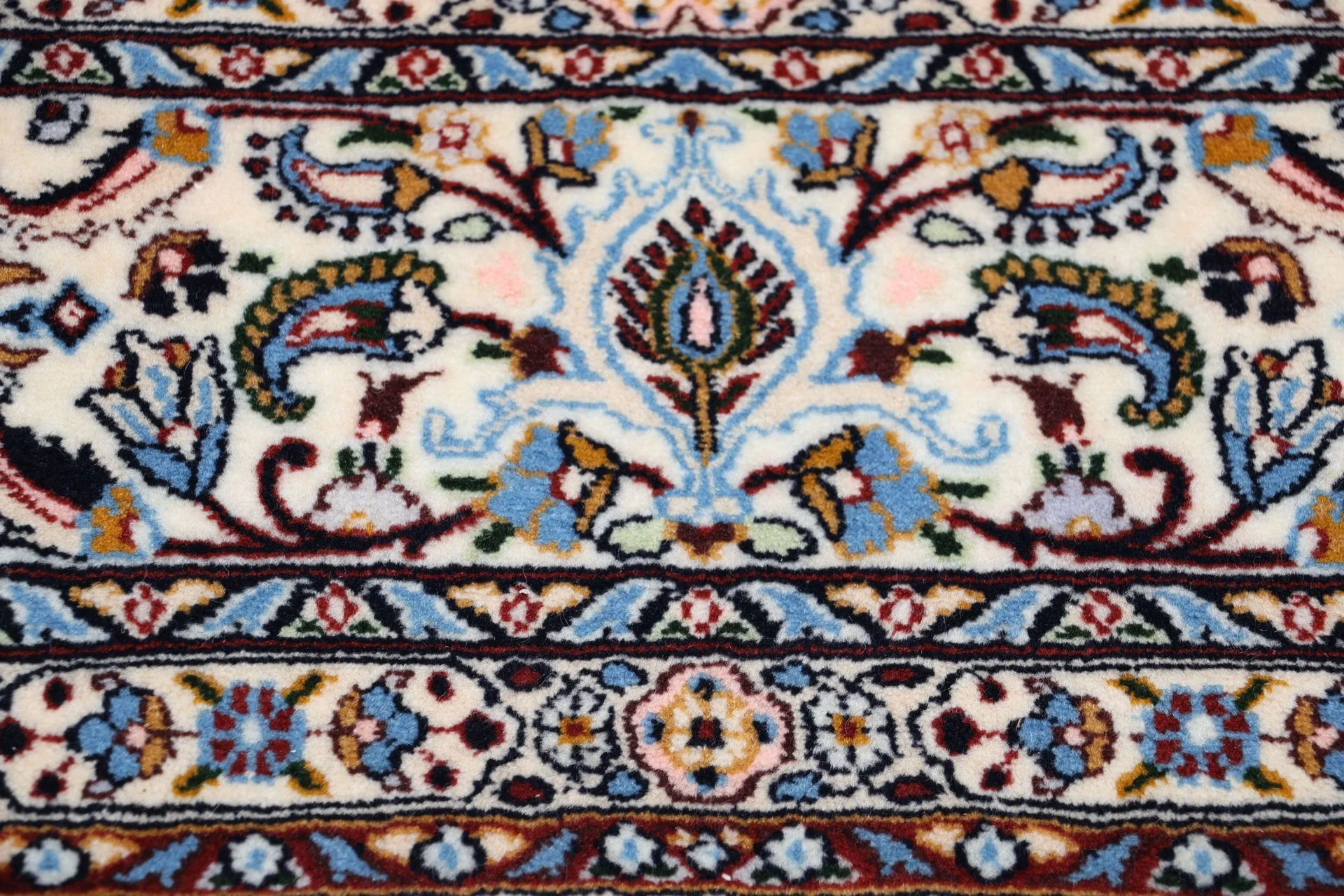 Moud Persian Rug — hand-knotted, 195 × 255 cm, Wool