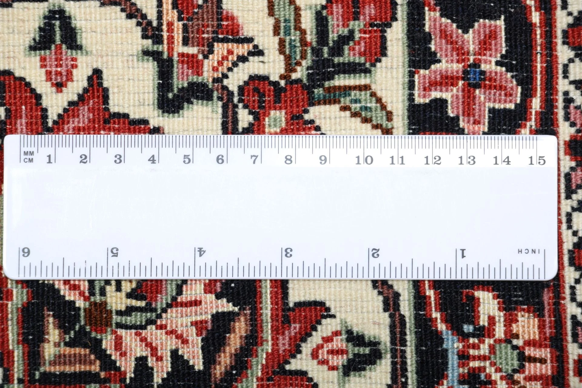 Bijar Persian Rug 205 × 208 cm, Wool & Silk, hand-knotted
