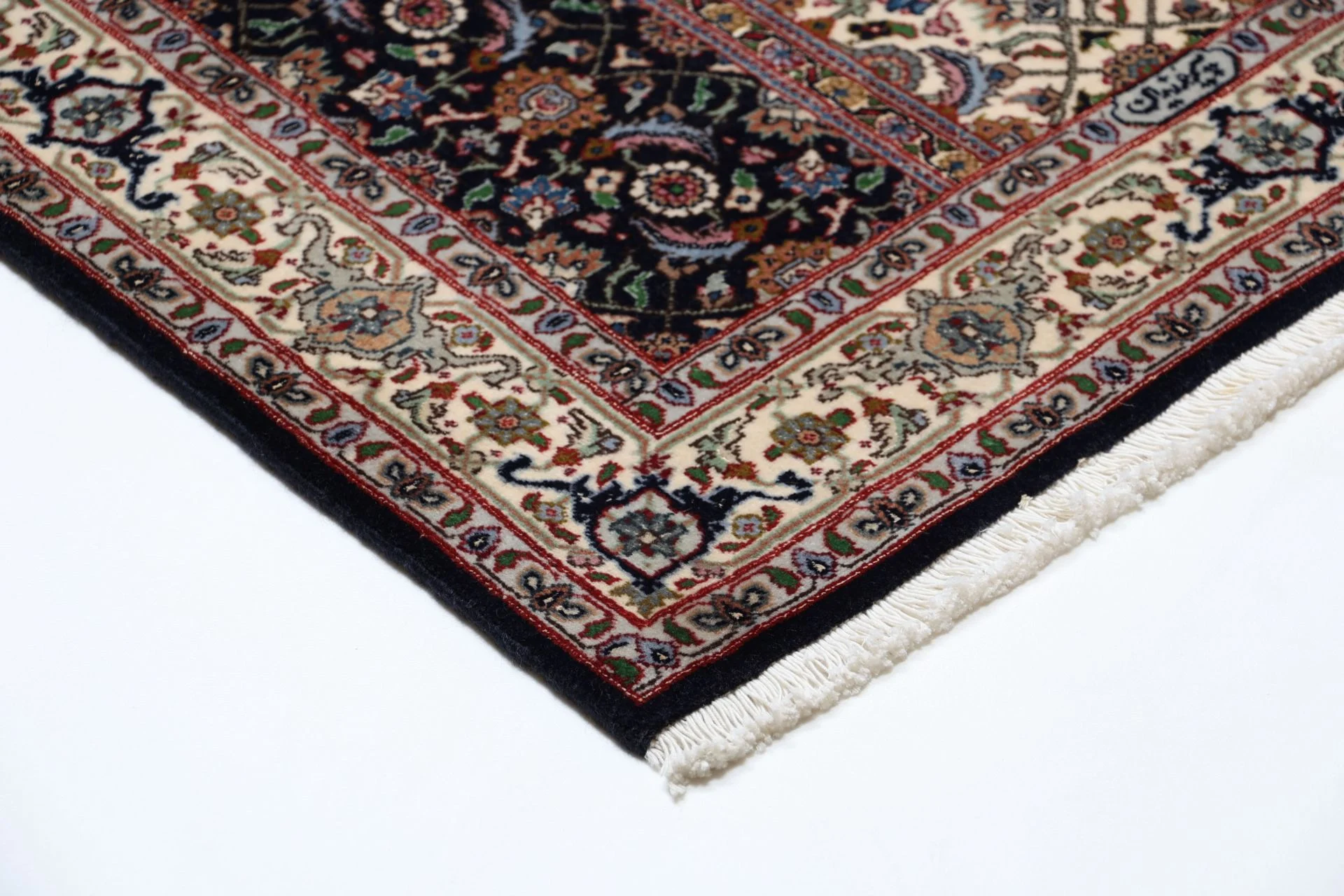 Tabriz Persian Rug 79 × 345 cm, Wool & Silk, hand-knotted