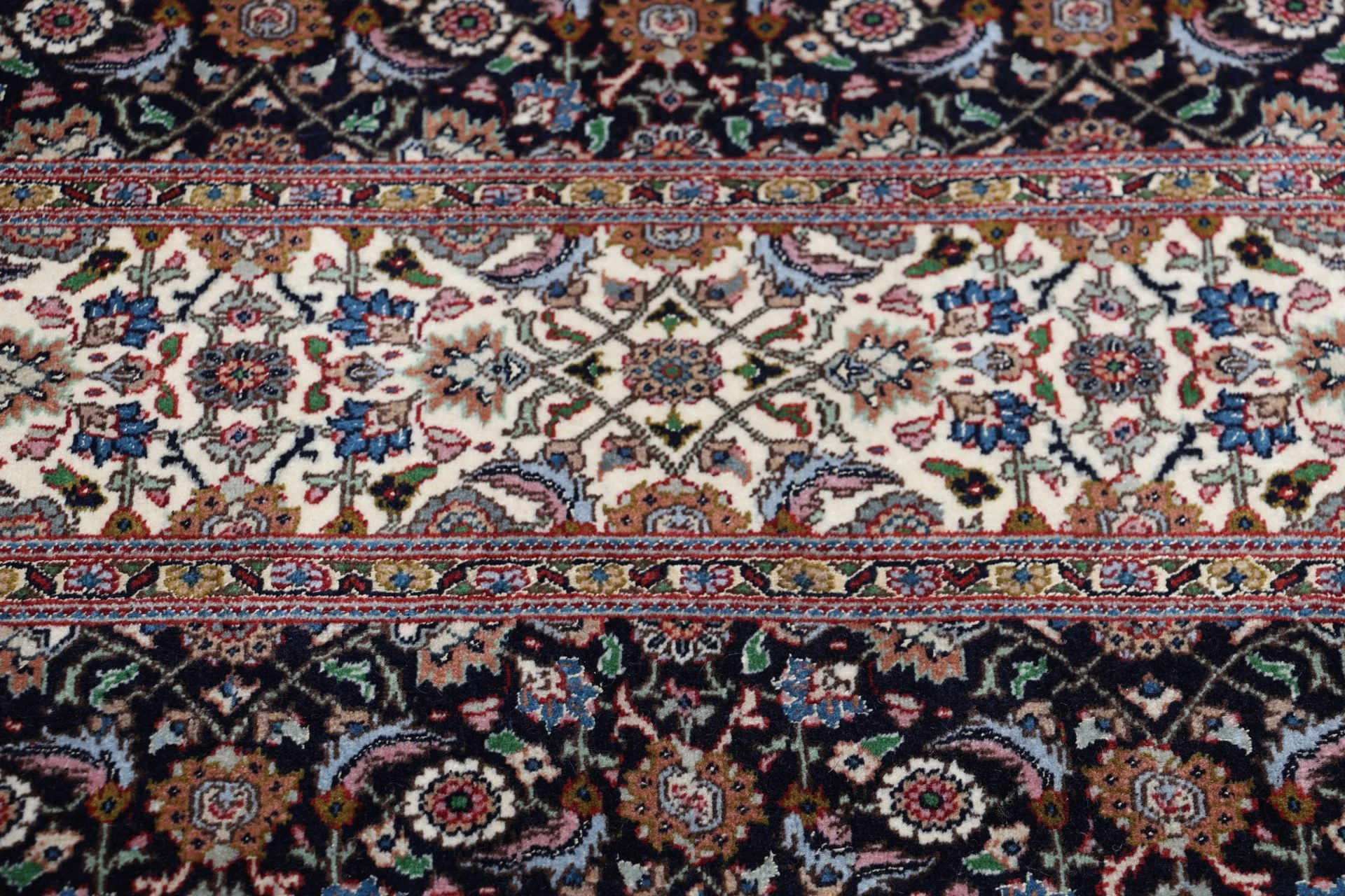 Tabriz Persian Rug 79 × 345 cm, Wool & Silk, hand-knotted