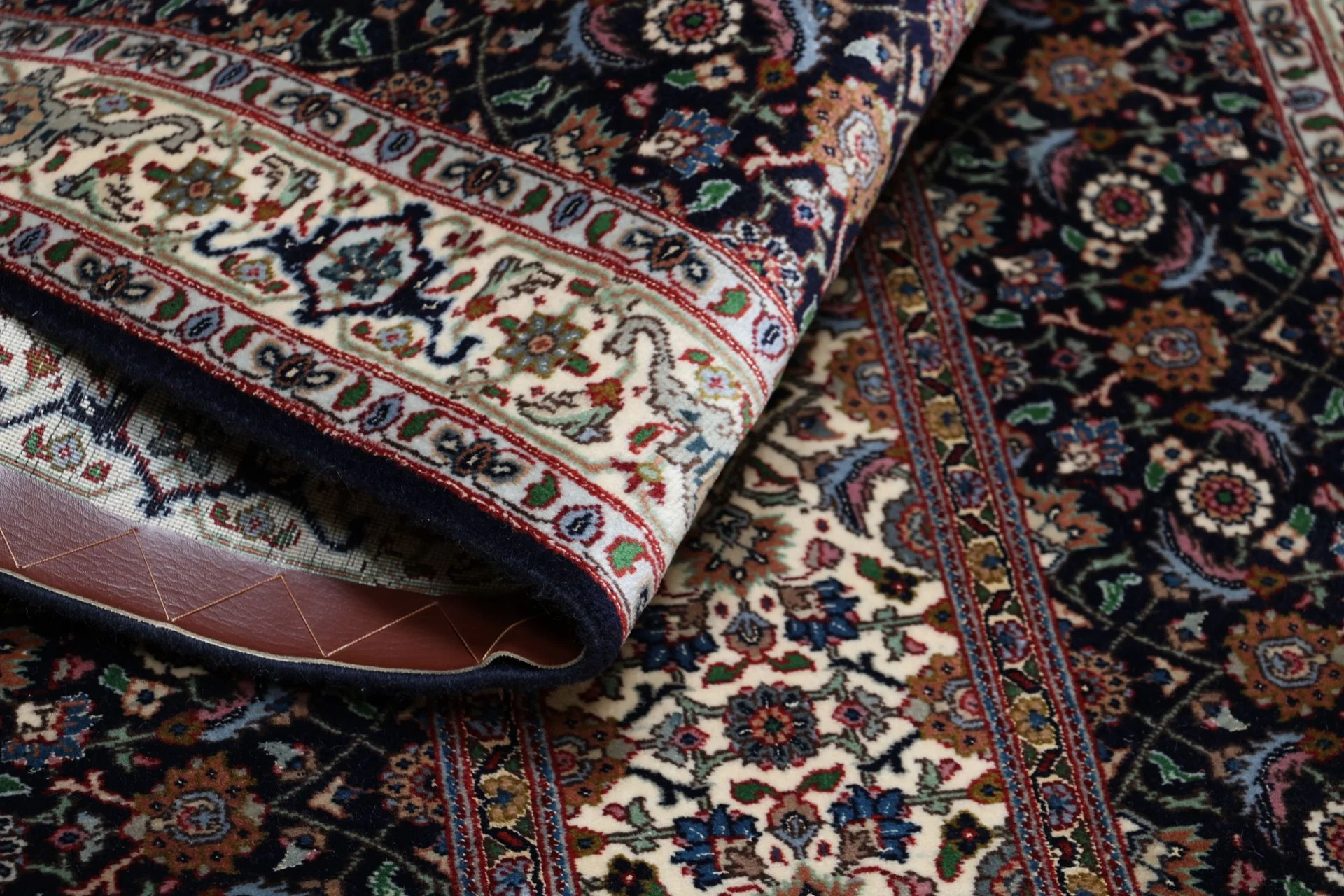Tabriz Persian Rug 79 × 345 cm, Wool & Silk, hand-knotted