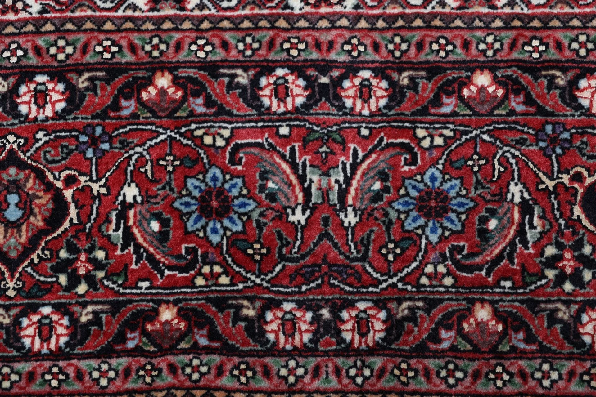 Hand-Knotted Wool & Silk Bijar Persian Rug, 178 × 240 cm
