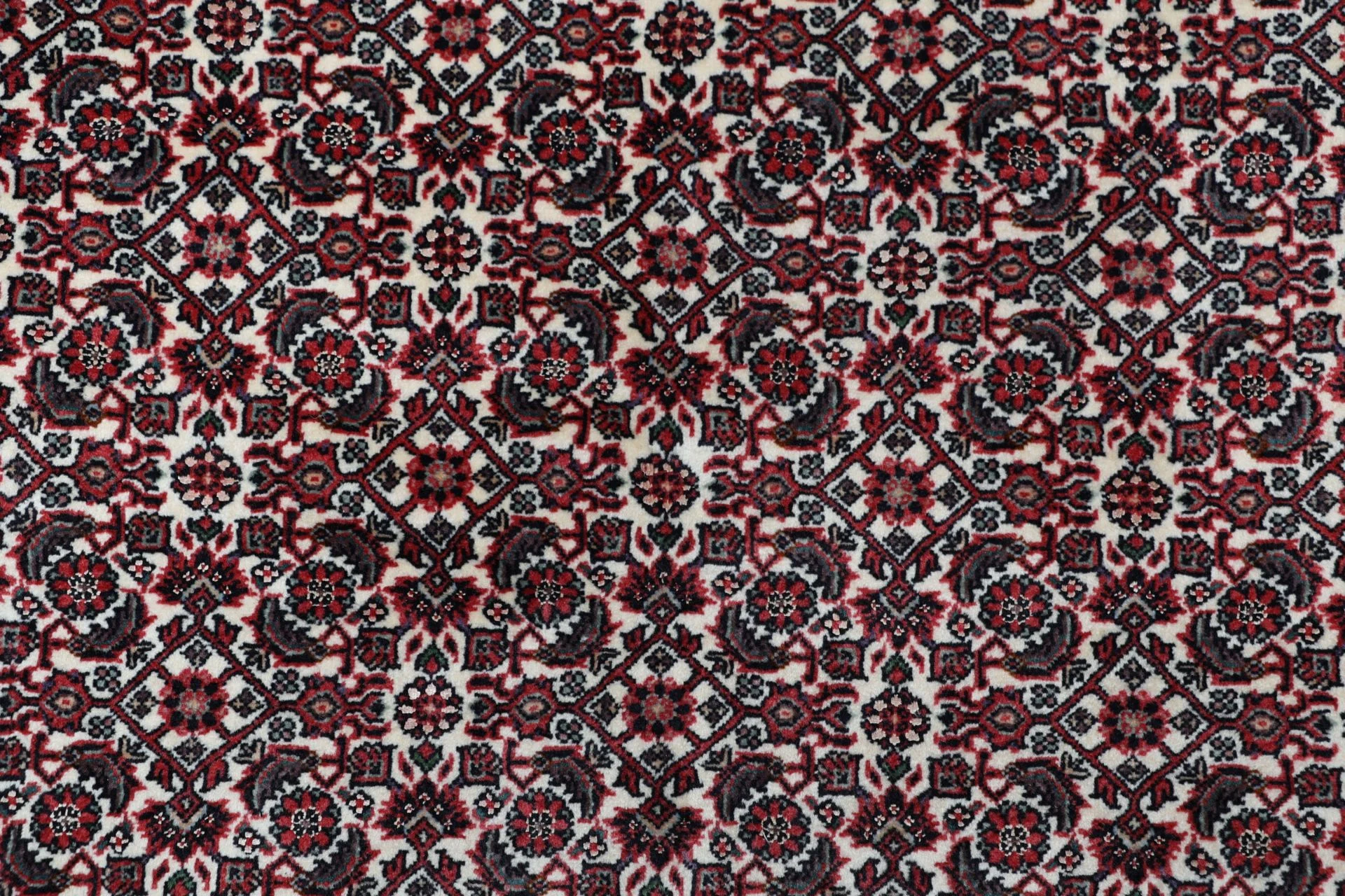 Hand-Knotted Wool & Silk Bijar Persian Rug, 178 × 240 cm