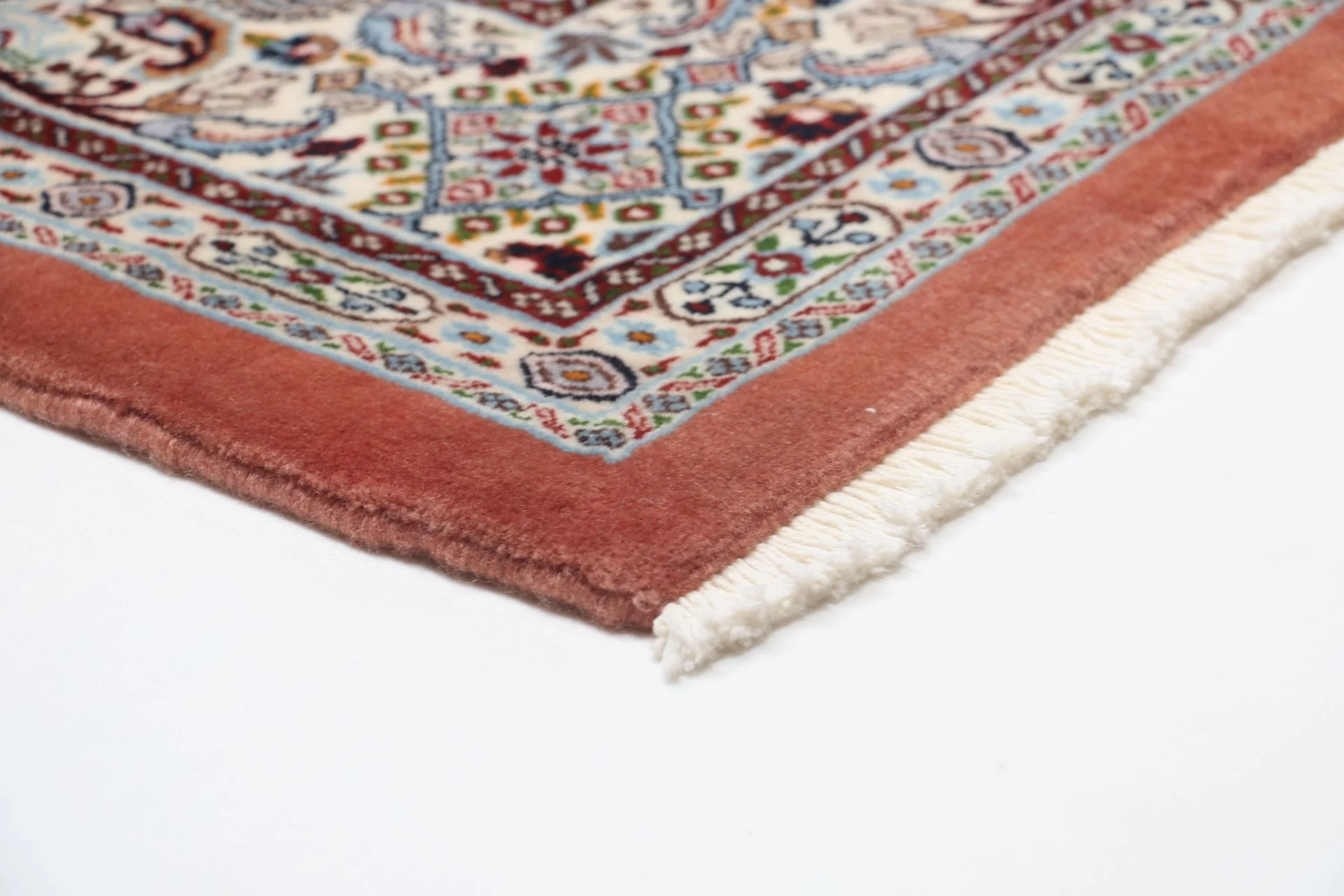 Moud Persian Rug 178 × 235 cm, Wool & Silk, hand-knotted