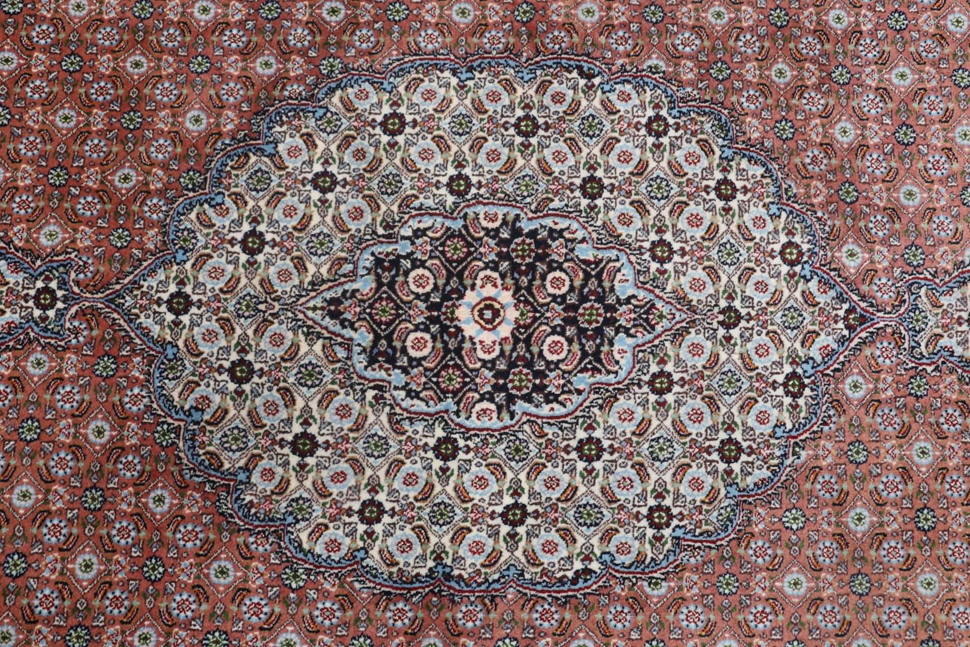 Moud Persian Rug 178 × 235 cm, Wool & Silk, hand-knotted