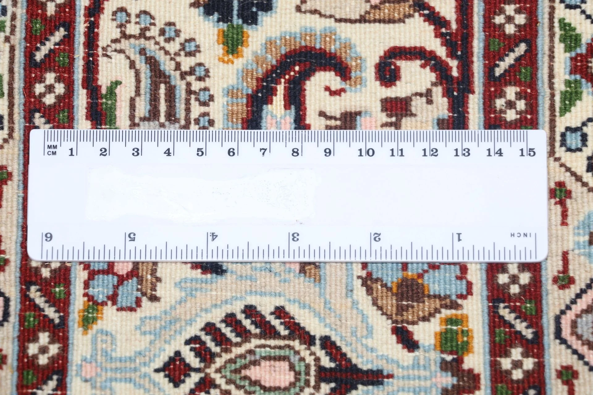 Moud Persian Rug 178 × 235 cm, Wool & Silk, hand-knotted
