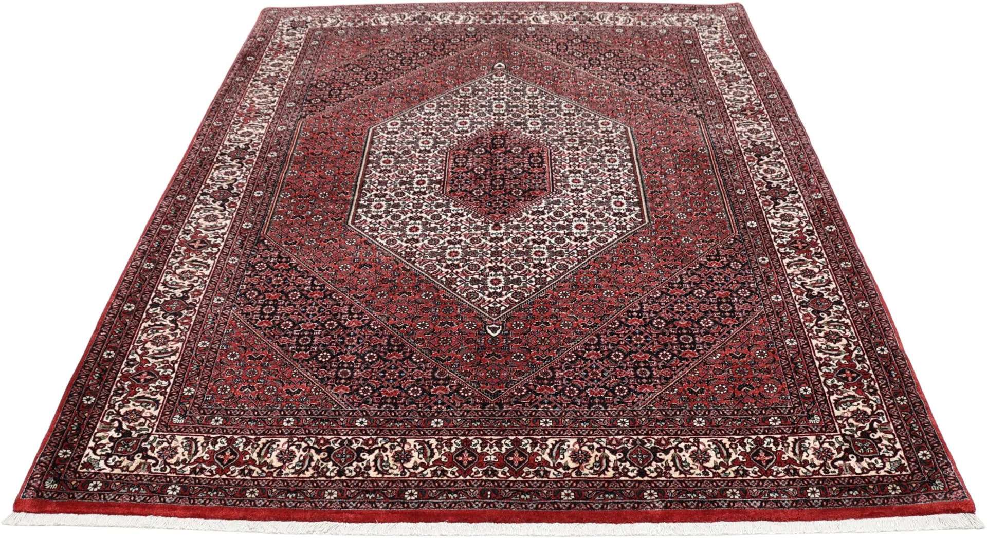 Bijar Persian Rug 177 × 236 cm, Wool & Silk, hand-knotted