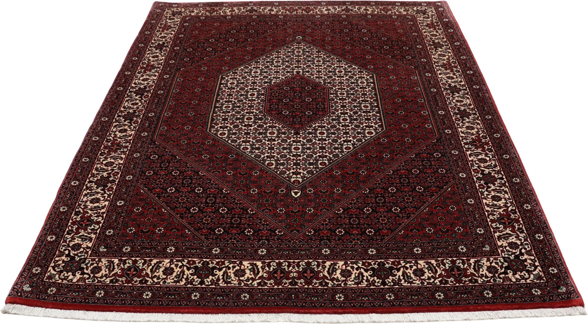 Bijar Persian Rug 177 × 236 cm, Wool & Silk, hand-knotted