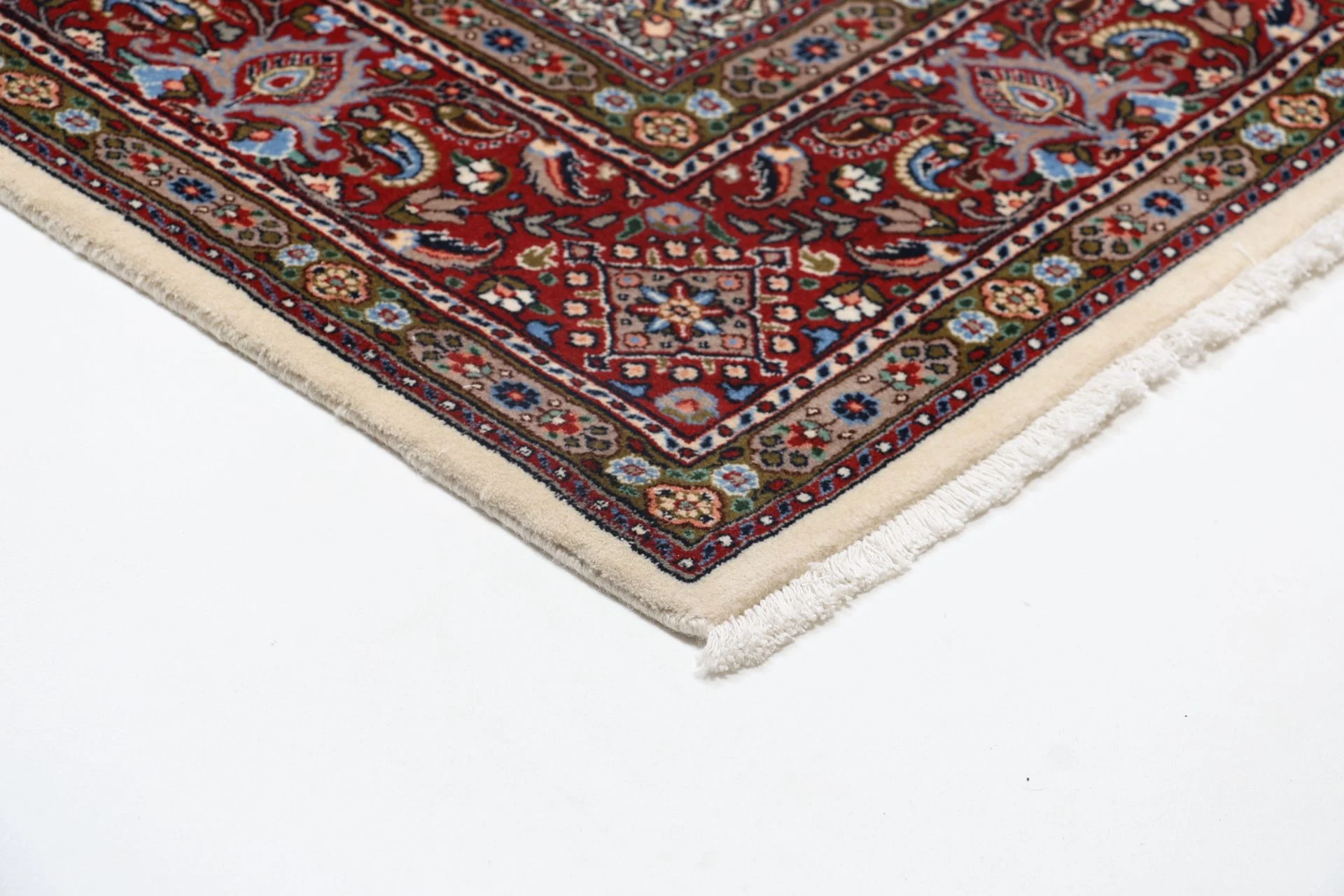 Moud Persian Rug 200 × 293 cm, Wool & Silk, hand-knotted