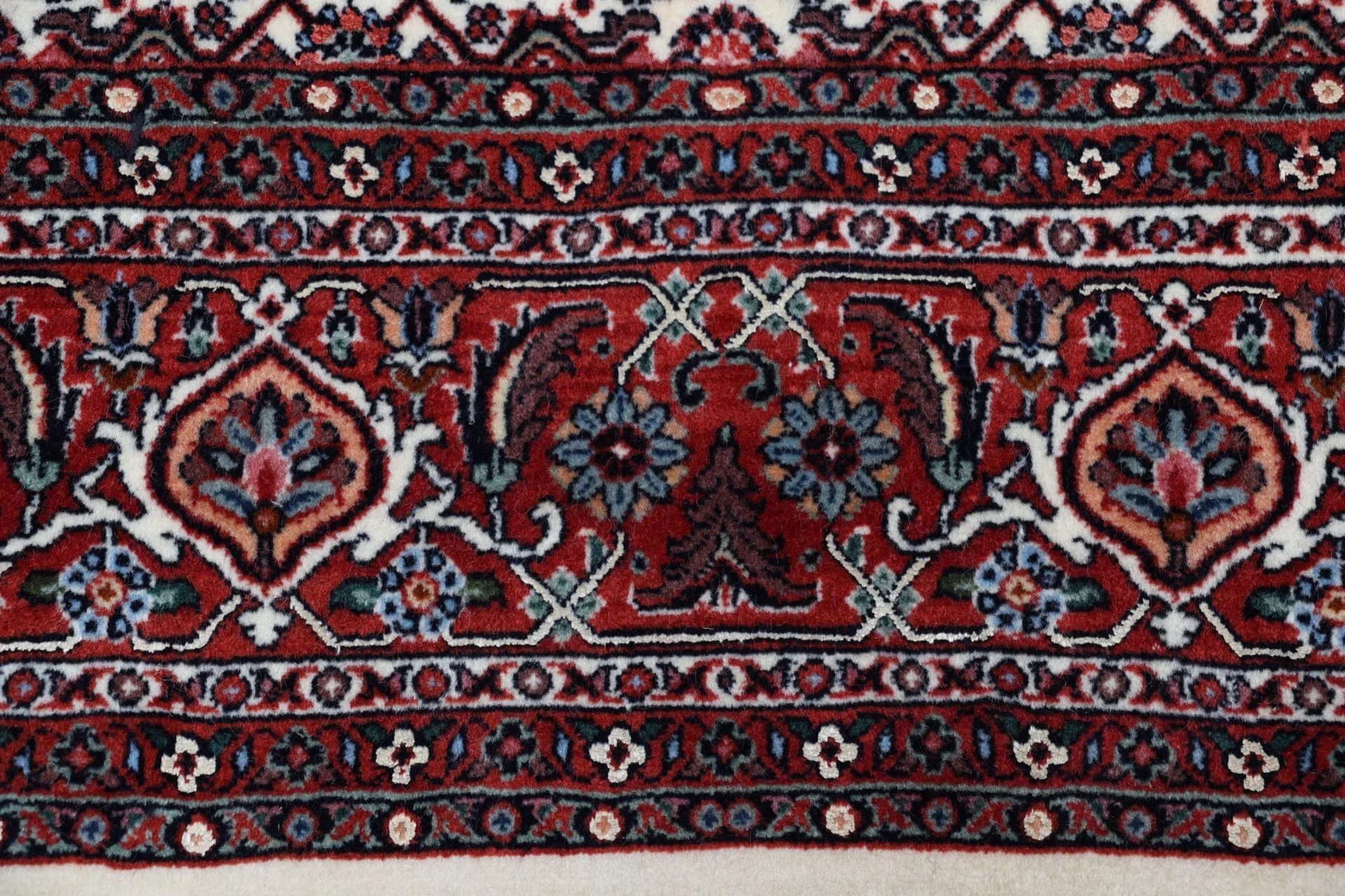 Hand-Knotted Wool & Silk Bijar Persian Rug, 175 × 255 cm
