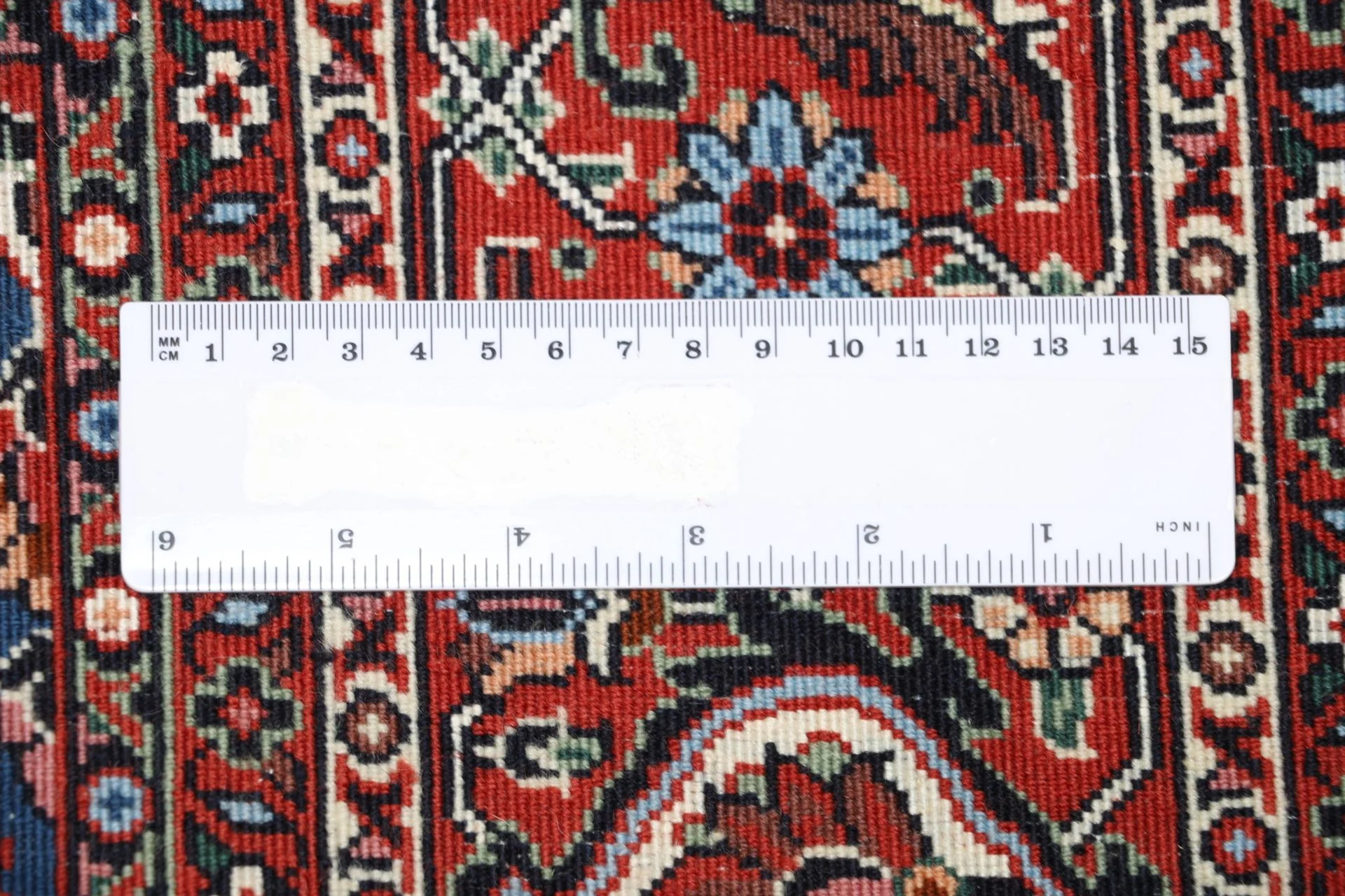 Hand-Knotted Wool & Silk Bijar Persian Rug, 175 × 255 cm
