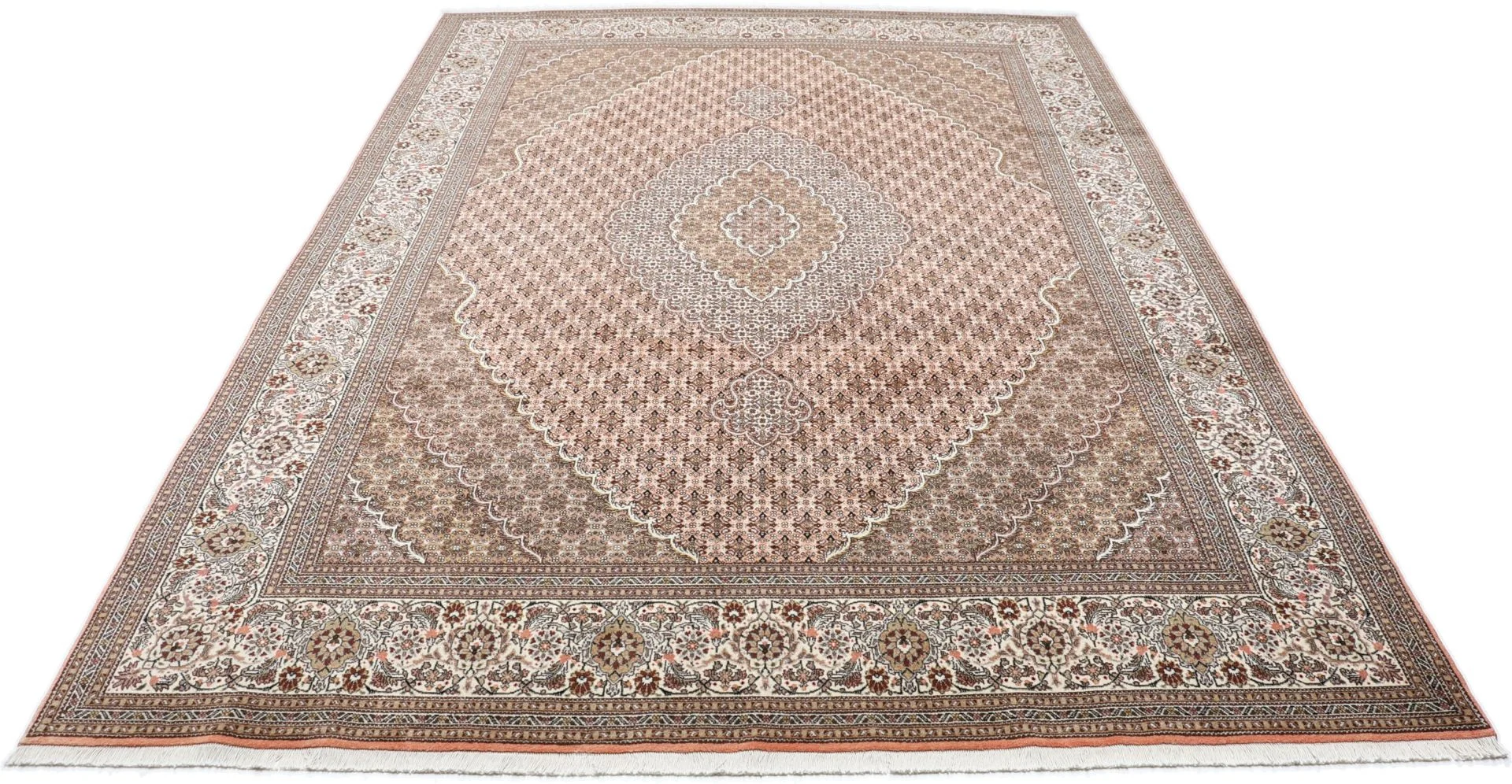 Tabriz Persian Rug 248 × 354 cm, Wool & Silk, hand-knotted