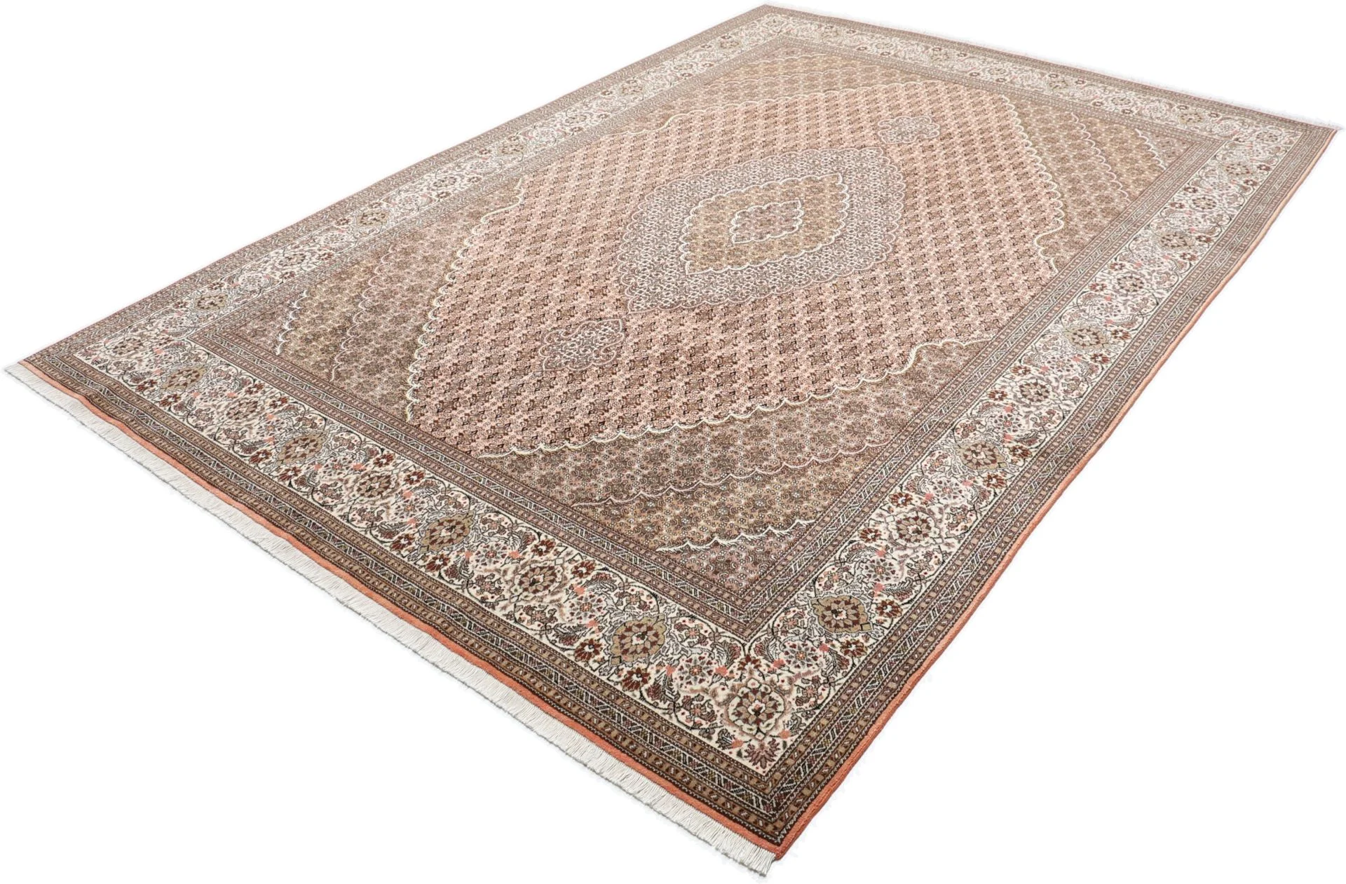 Tabriz Persian Rug 248 × 354 cm, Wool & Silk, hand-knotted