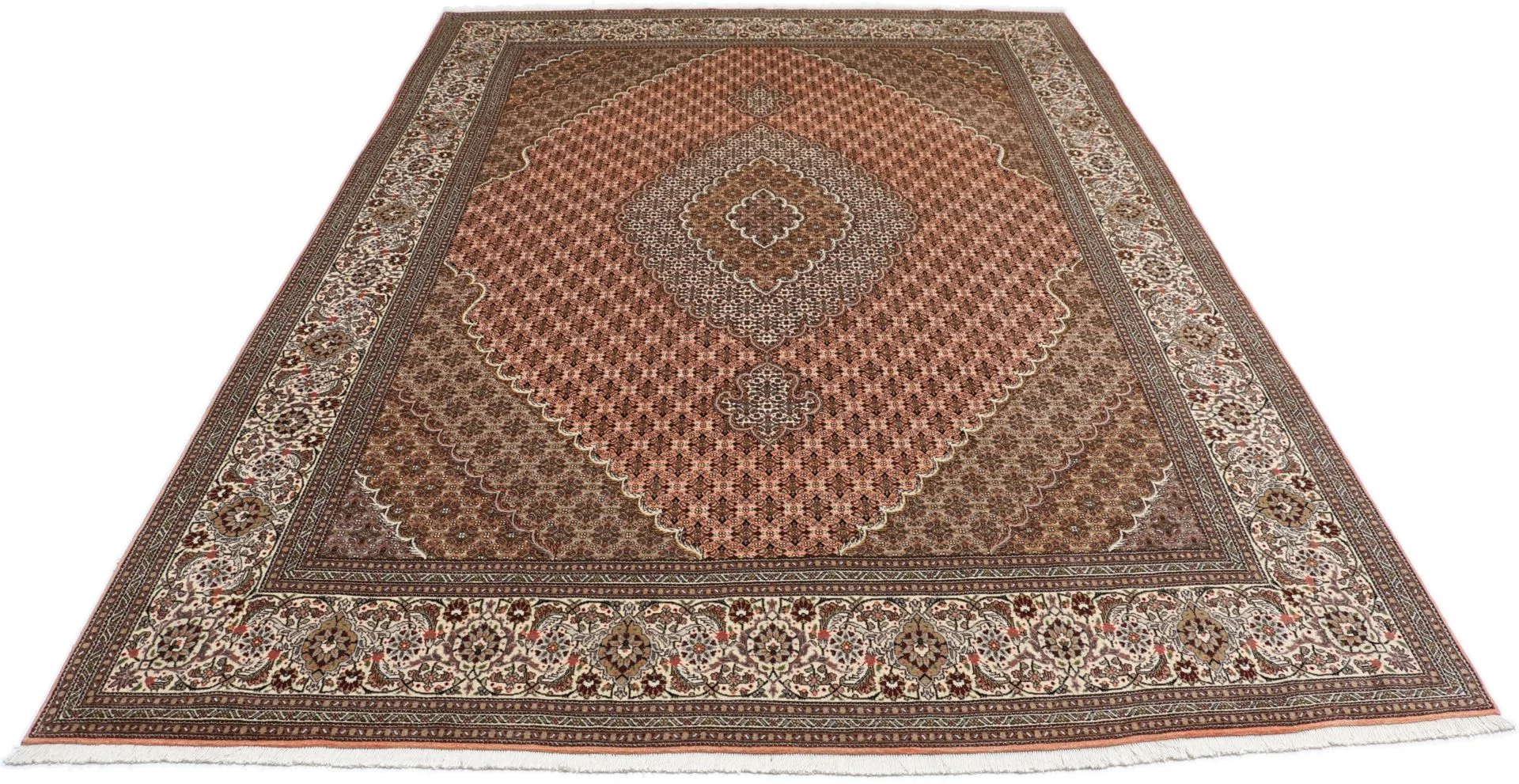 Tabriz Persian Rug 248 × 354 cm, Wool & Silk, hand-knotted