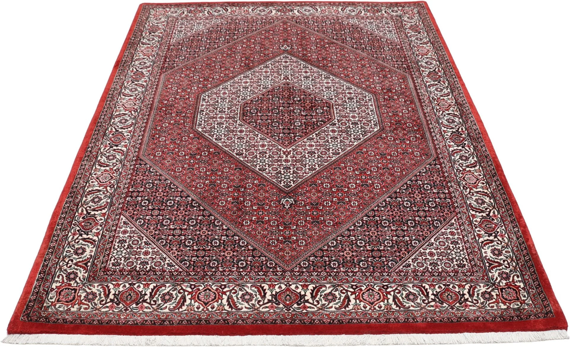 Bijar Persian Rug — hand-knotted, 170 × 245 cm, Wool & Silk