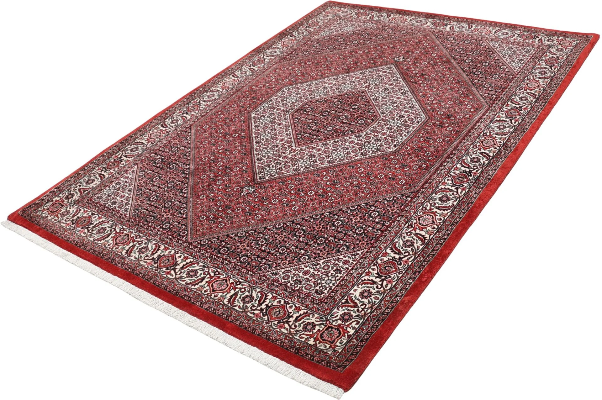 Bijar Persian Rug — hand-knotted, 170 × 245 cm, Wool & Silk