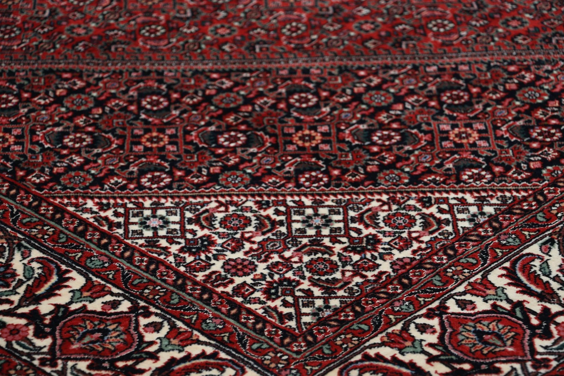 Bijar Persian Rug — hand-knotted, 170 × 245 cm, Wool & Silk