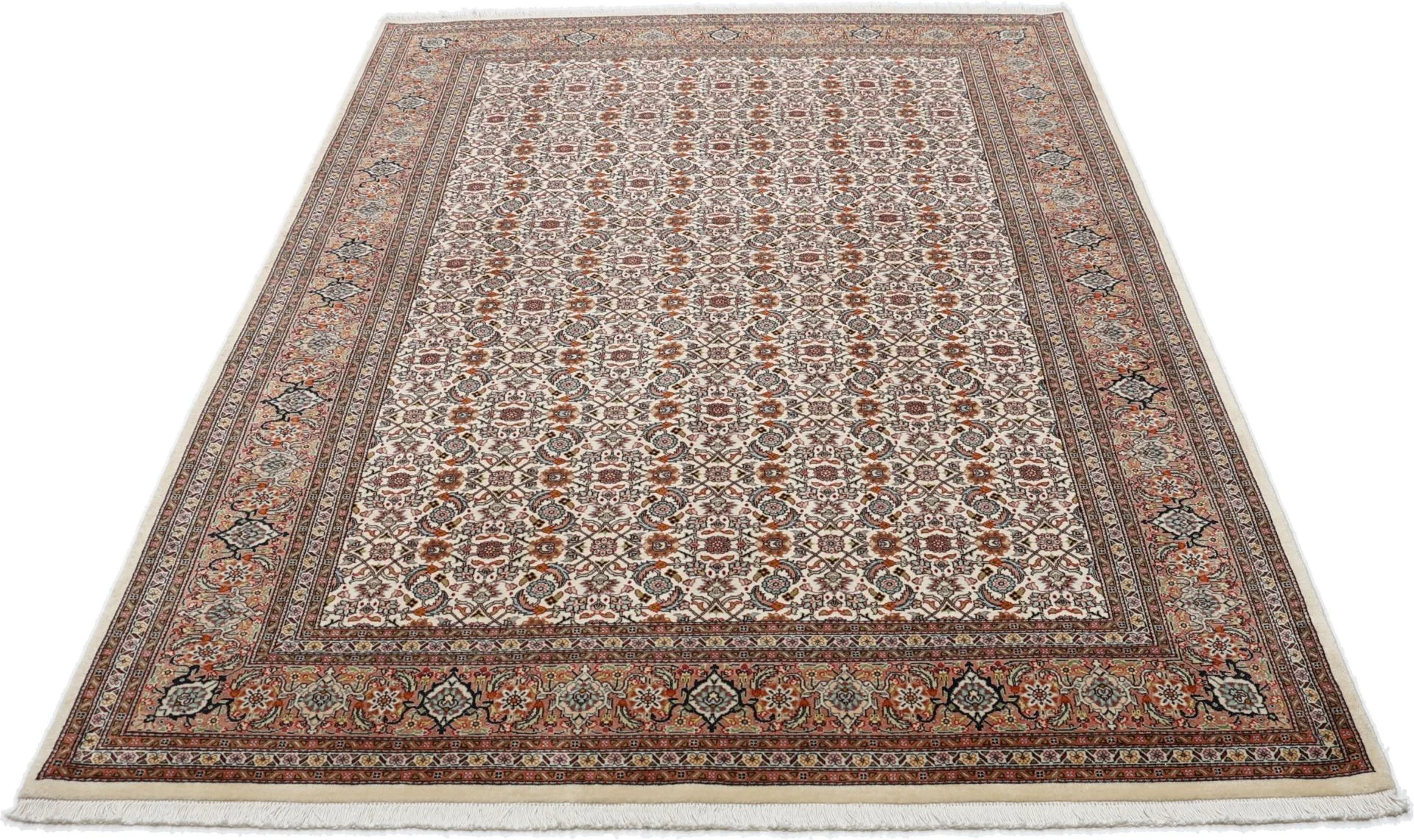 Tabriz Persian Rug 166 × 242 cm, Wool & Silk, hand-knotted