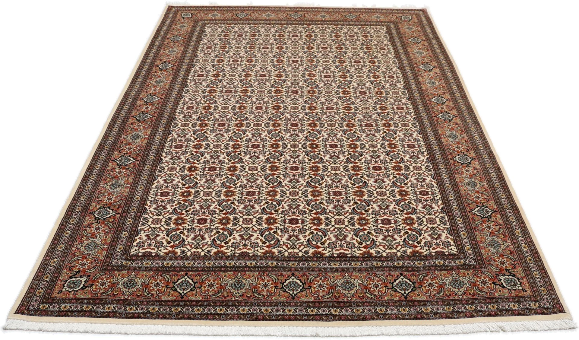 Tabriz Persian Rug 166 × 242 cm, Wool & Silk, hand-knotted