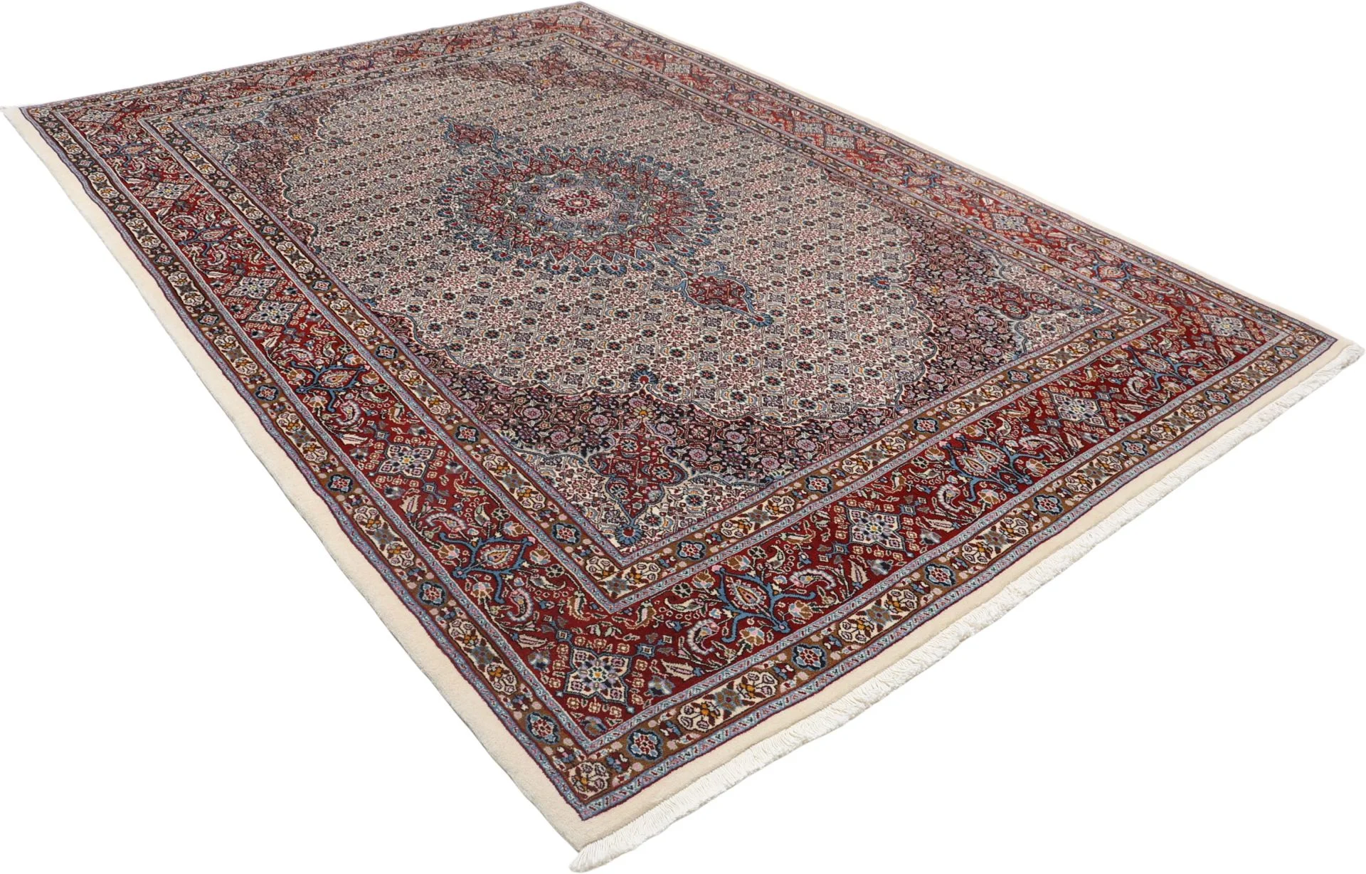perserteppich-moud-205-x-305-cm-schurwolle-handgeknupft-floral-15 Hand-Knotted Wool Moud Persian Rug, 205 × 305 cm